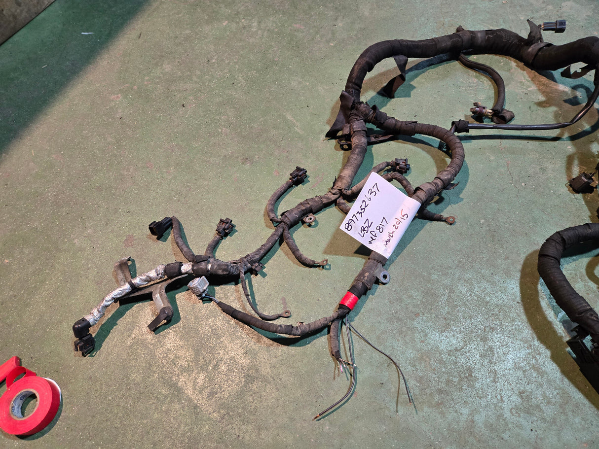 897352637 CHEV 06-07 LBZ 6.6L Duramax Engine Harness REF 817
