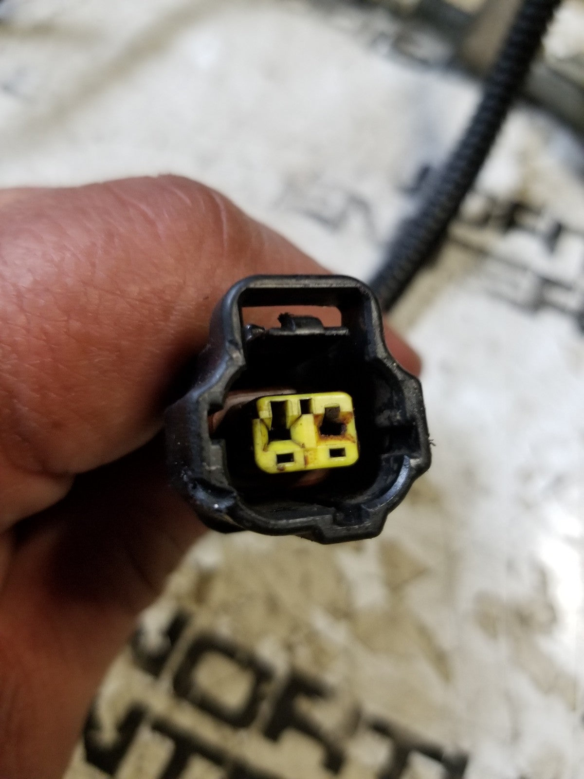 5.9L 1999-02 CUMMINS 24V VP44 ENGINE HARNESS PIGTAIL 2 SOCKET 2 WIRE