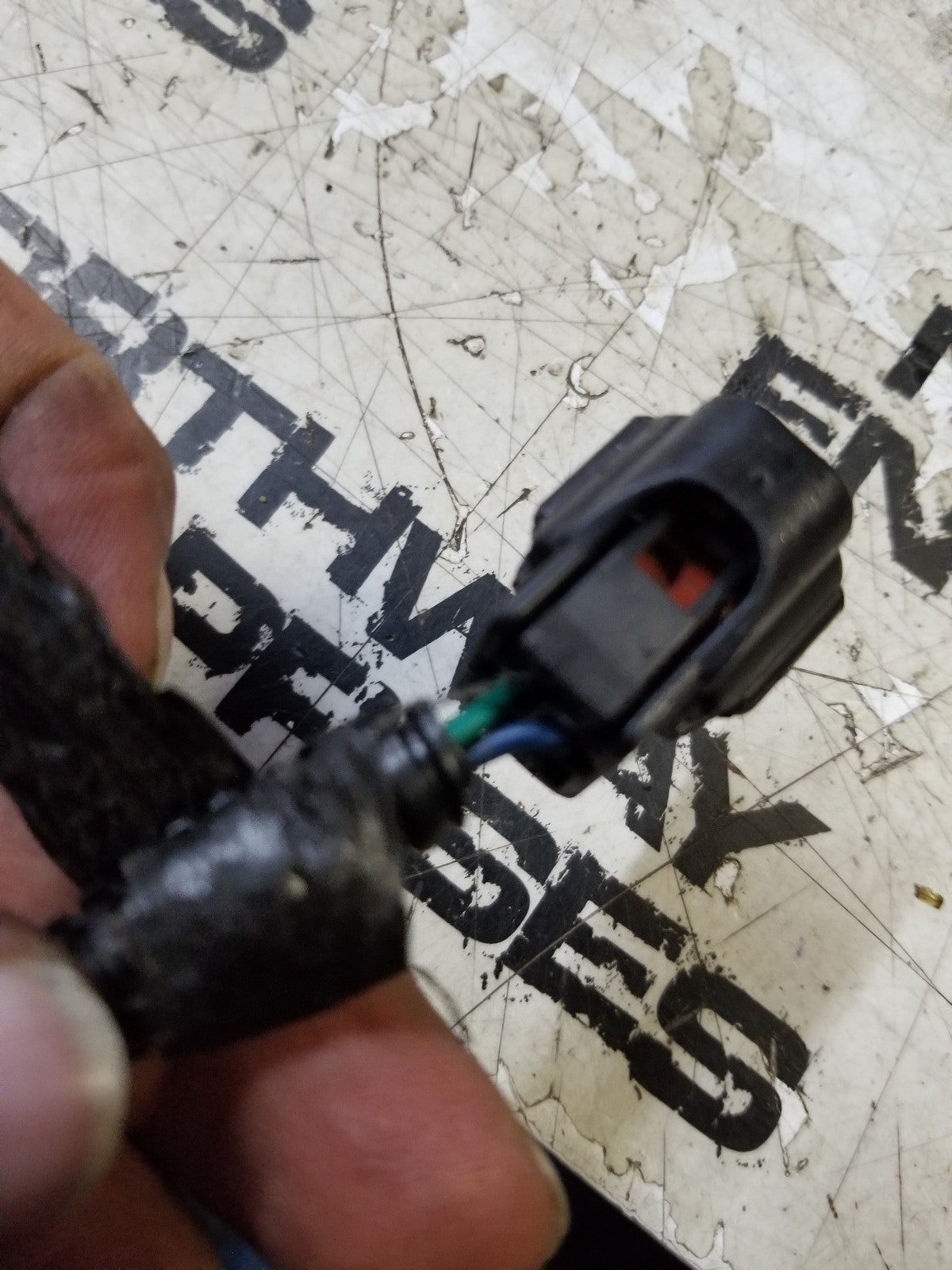 5.9L 1999-02 CUMMINS 24V VP44 ENGINE HARNESS PIGTAIL 2 SOCKET 2 WIRE