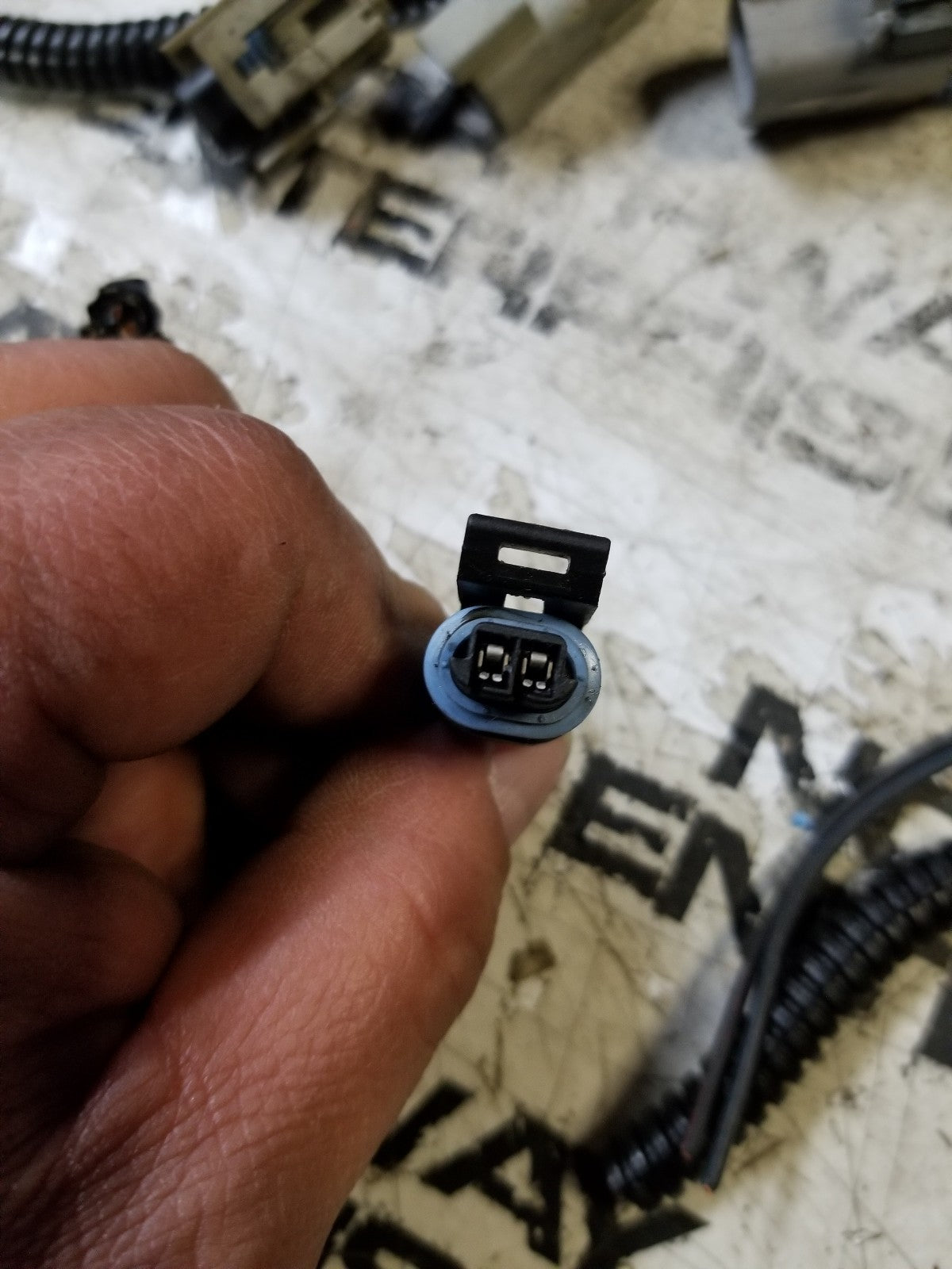 5.9L 1999-02 CUMMINS 24V VP44 ENGINE HARNESS PIGTAIL 2 SOCKET 2 WIRE