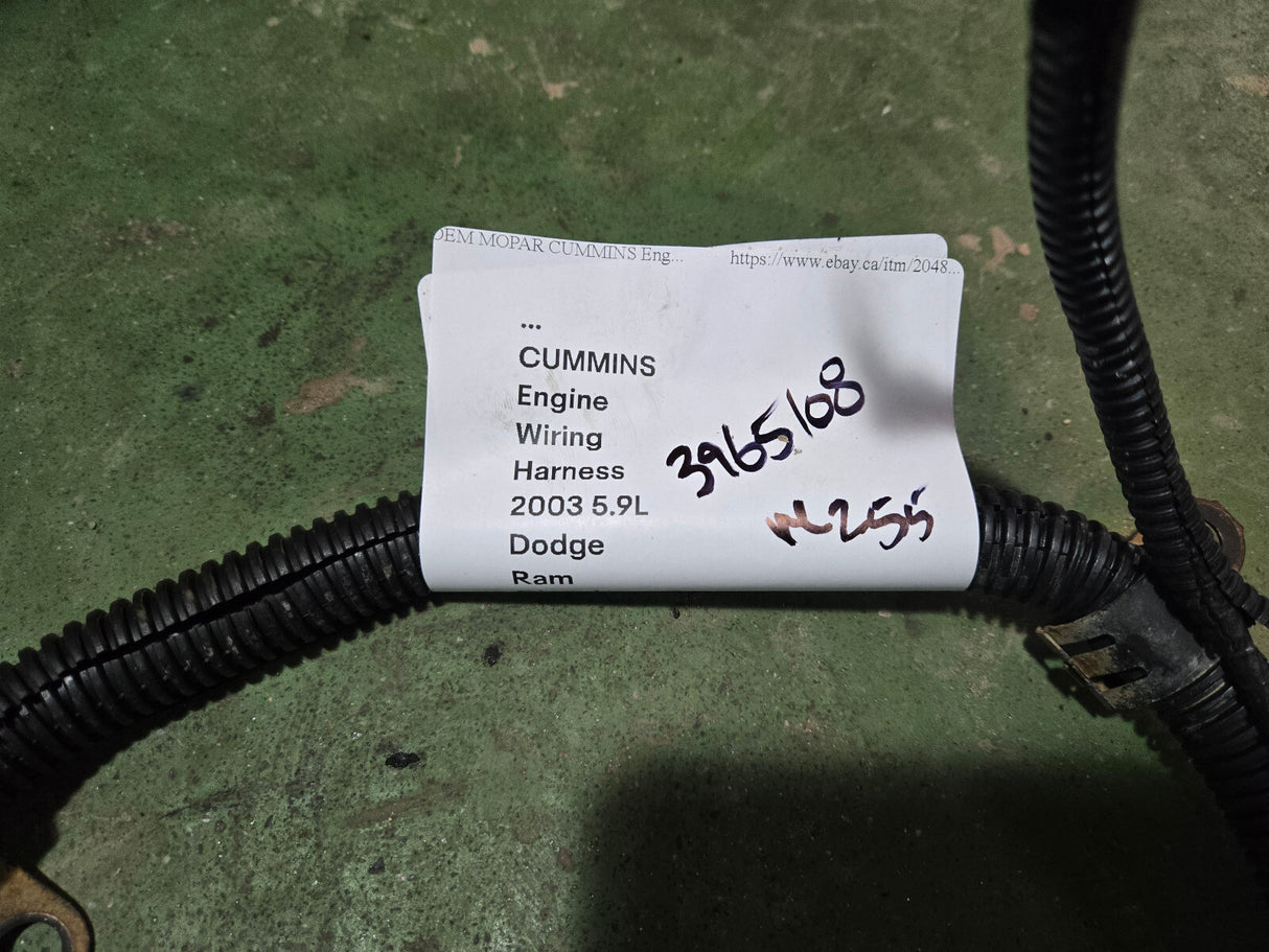 Engine Wire Harness CUMMINS 3965108 TRANS 2003 MOPAR 05114338AA