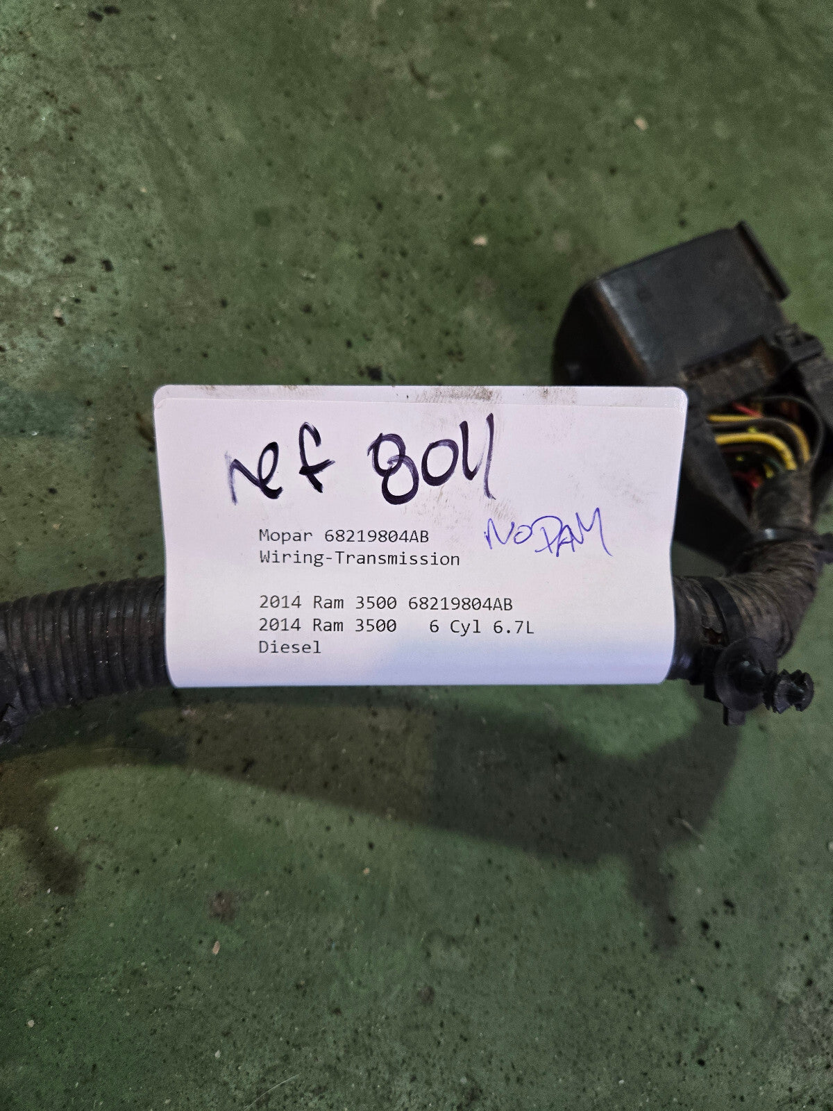 2014 Wire Harness CUMMINS 68219804AB