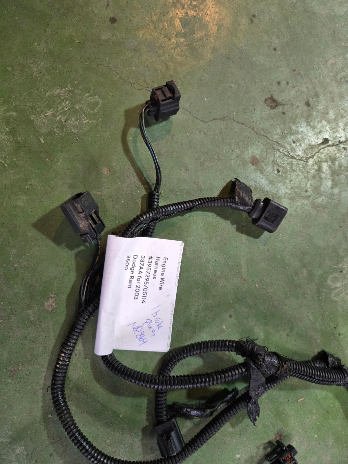 2003 CUMMINS 5.9L 3957295 MOPAR 05114337AA ENGINE WIRE HARNESS