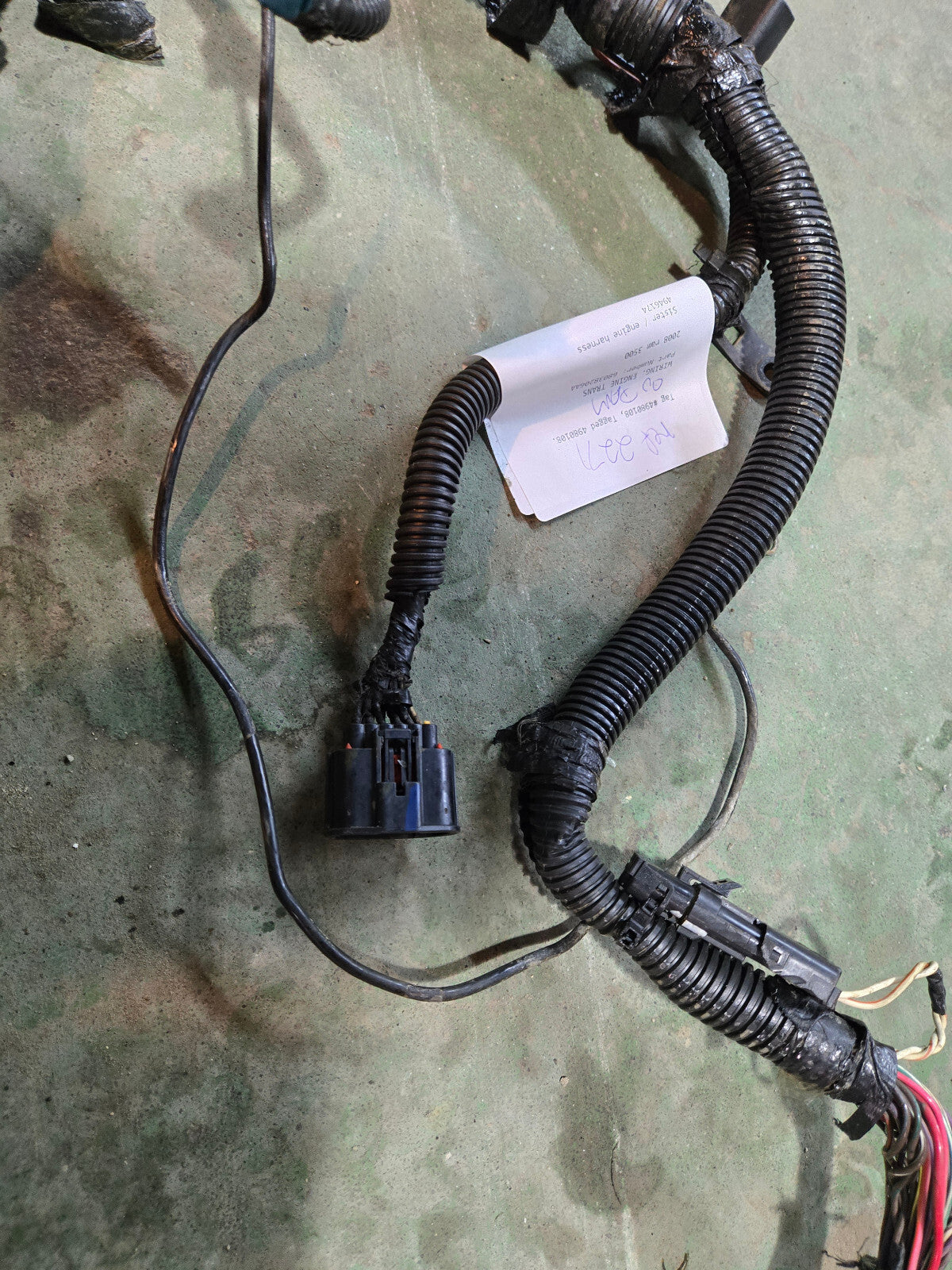 2008 CUMMINS 6.7L 4980108 WIRE HARNESS MOPAR 68038206AA