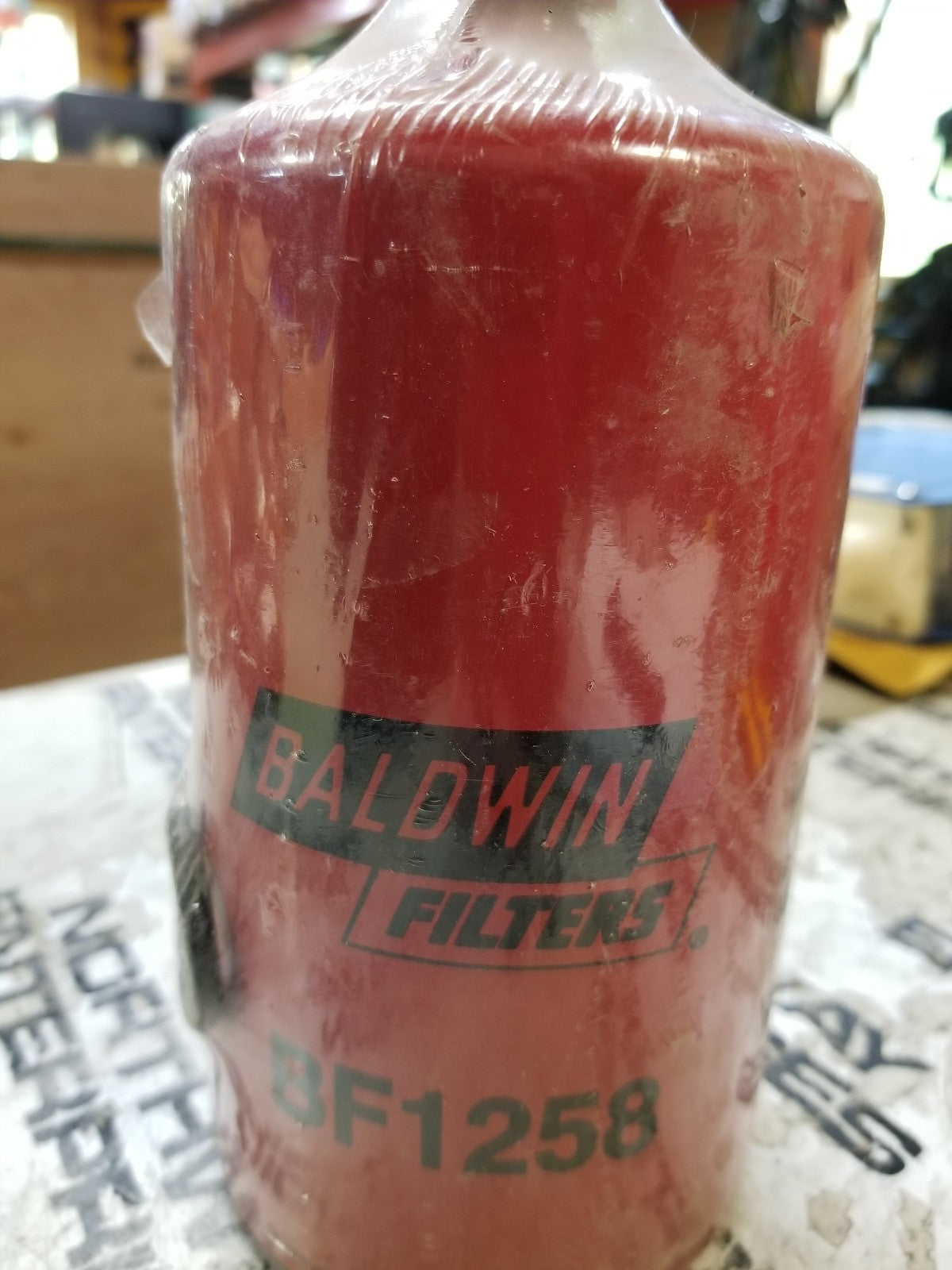 1 FILTER - BF1258 BALDWIN Heavy Duty Fuel Filter (7-7/16 x 3-11/16 x 7-7/16 In)