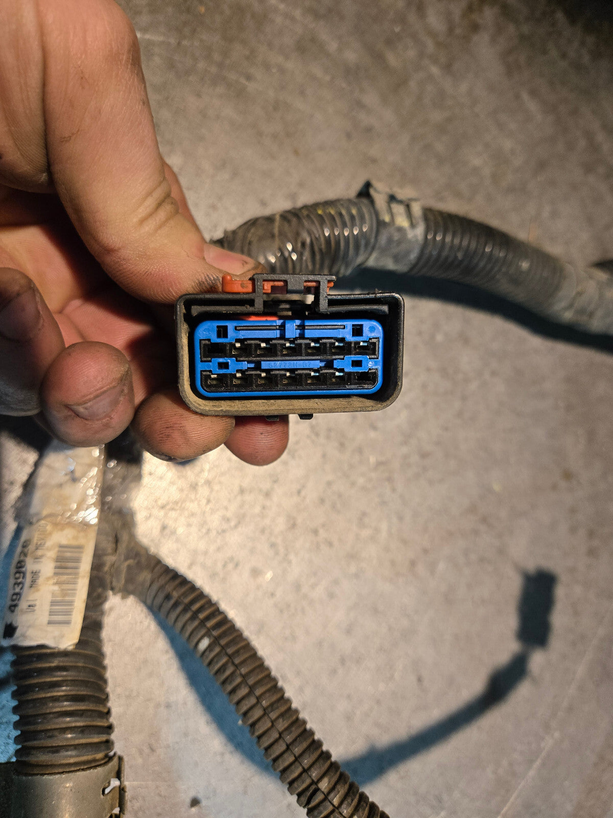 2007 DODGE RAM2500 RAM3500 CUMMINS ENGINE WIRING 5.9LHO 4939020 68002986A