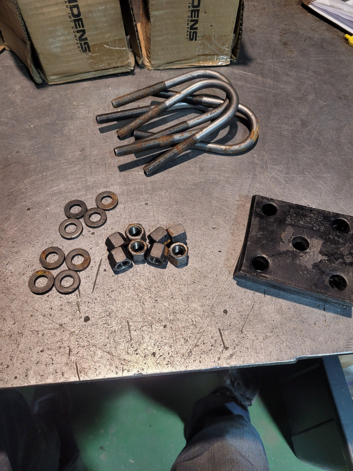 Suspension, 5/8 x 5 x 11 U Bolt Kit 3 SPG 10K TP-560