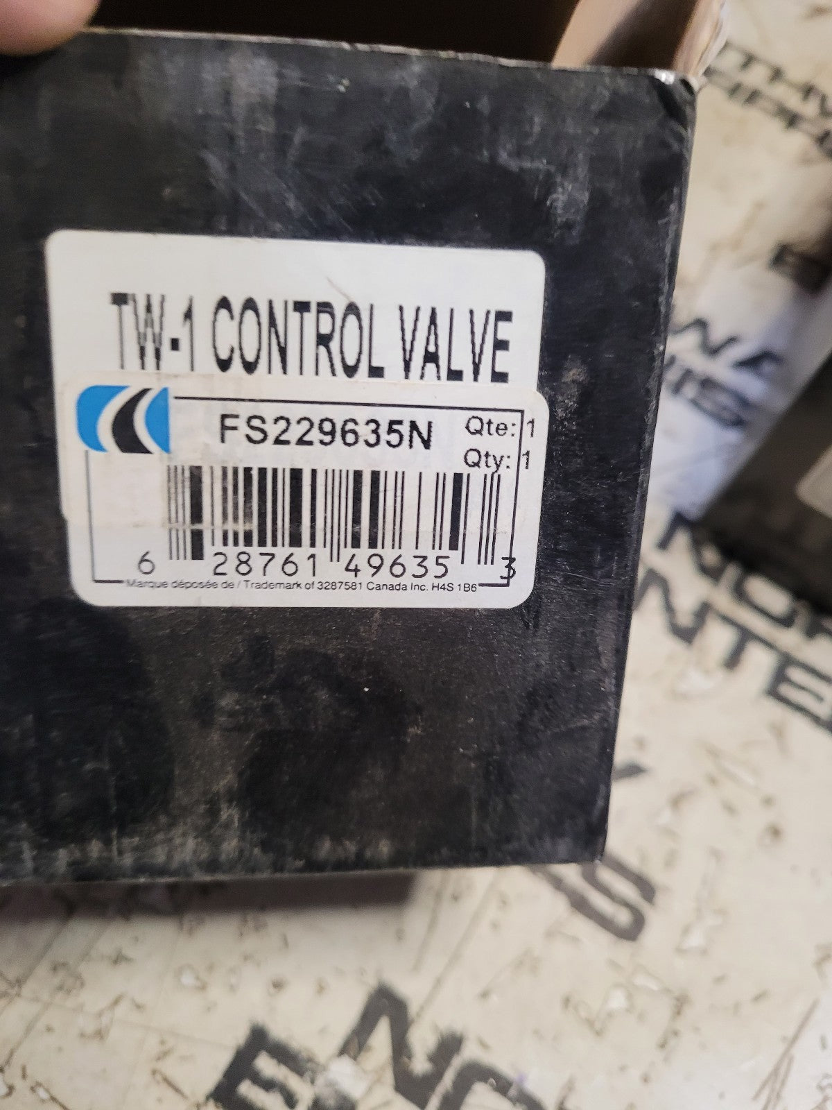 TBF229635 FS229635N TW-1 BRAKE CONTROL VALVE