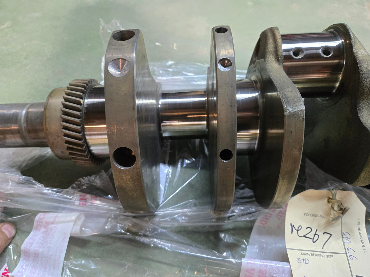 REMAN 6.6L LB7 / LLY DURAMAX CRANKSHAFT SONOFLUXED POLISHED 2001-2005 12680208