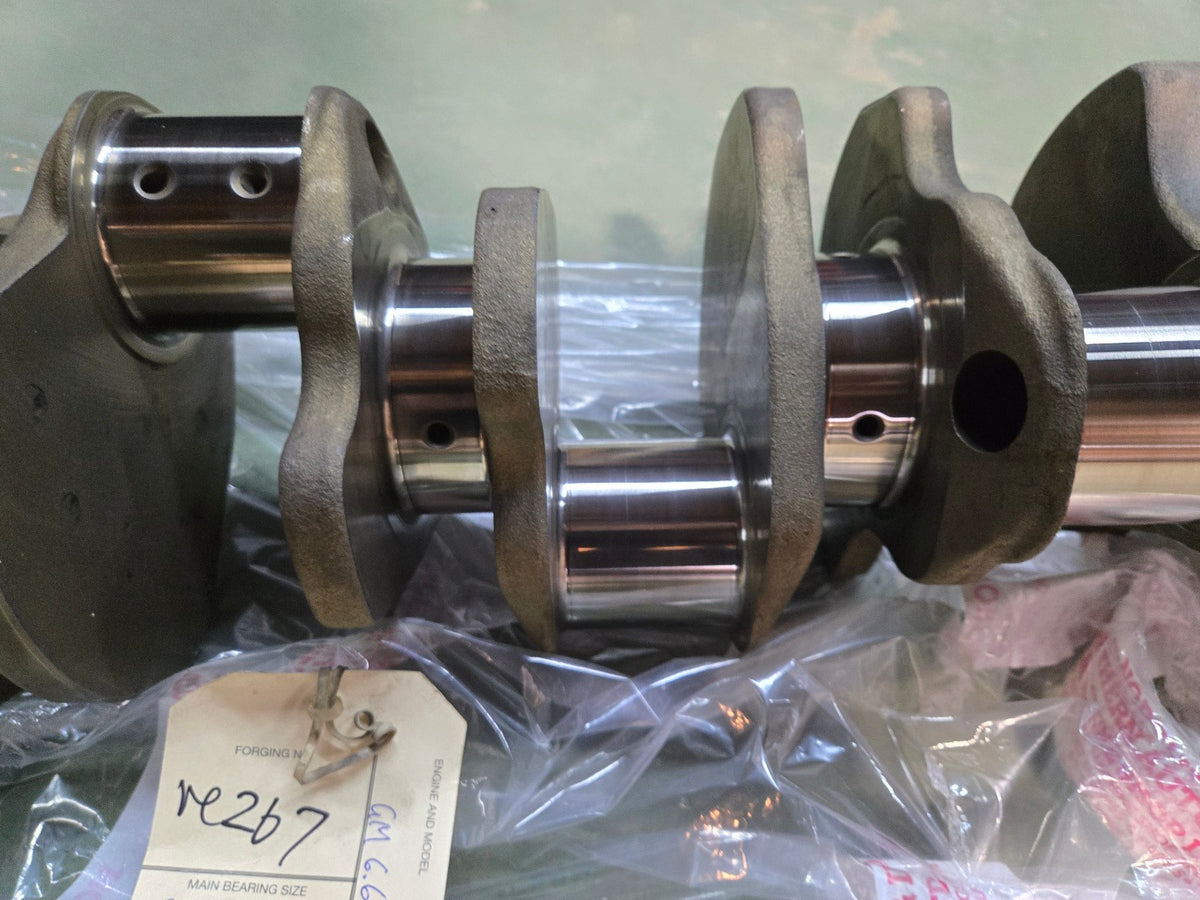 REMAN 6.6L LB7 / LLY DURAMAX CRANKSHAFT SONOFLUXED POLISHED 2001-2005 12680208