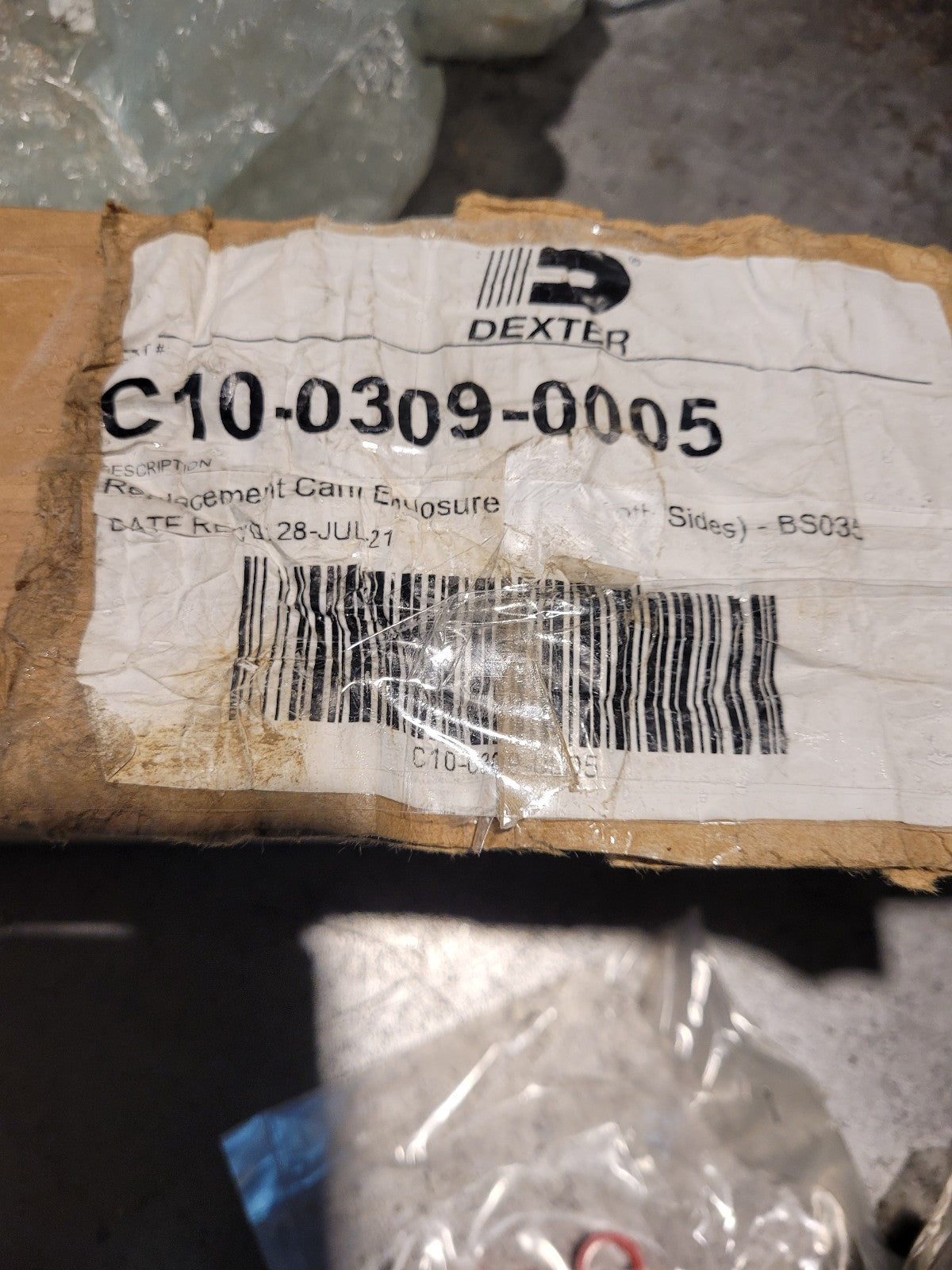 C10-0309-0005 DEXTER REPLACEMENT CAM ENCLOSURE SINGLE