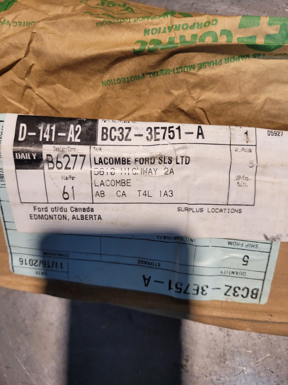 NEW Ford Intermediate Steering Shaft BC3Z-3E751-A F250 F350 F450 S/D 11-16