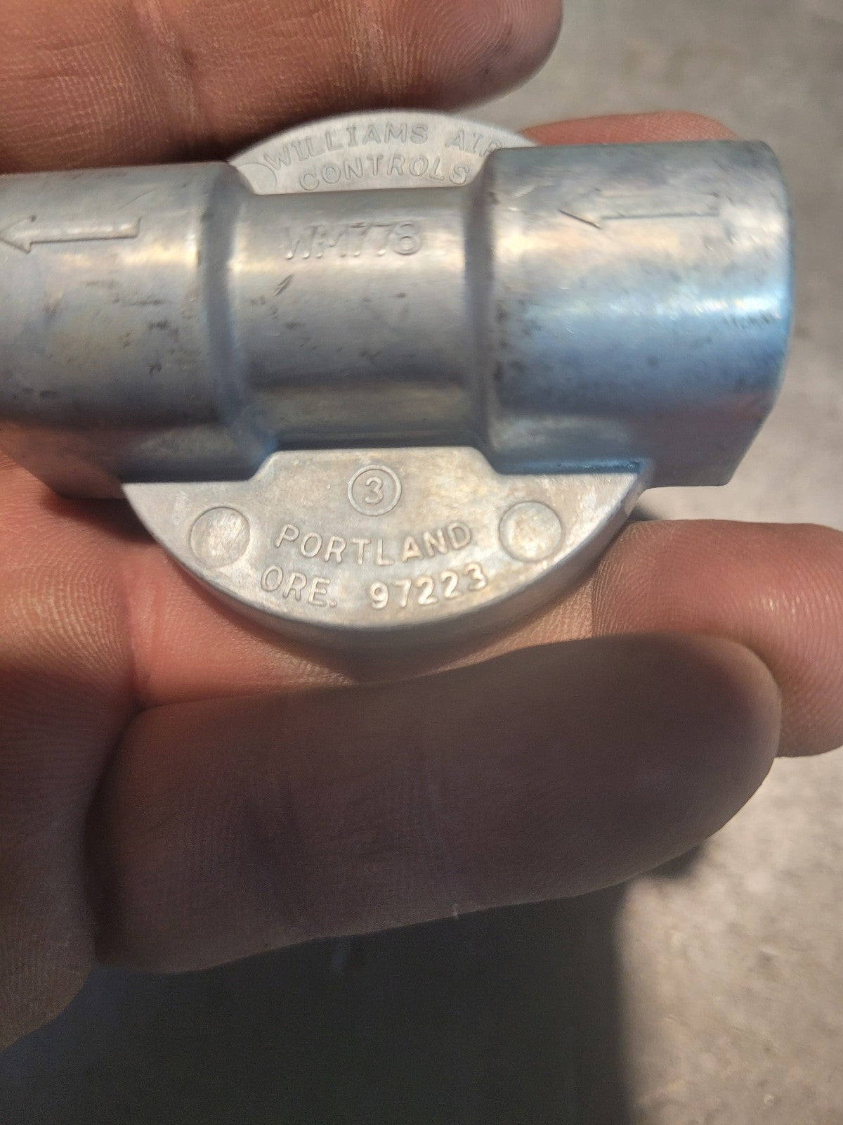 WM-778-100 WM778 Williams Controls WM778-100 Pressure Protection Valve