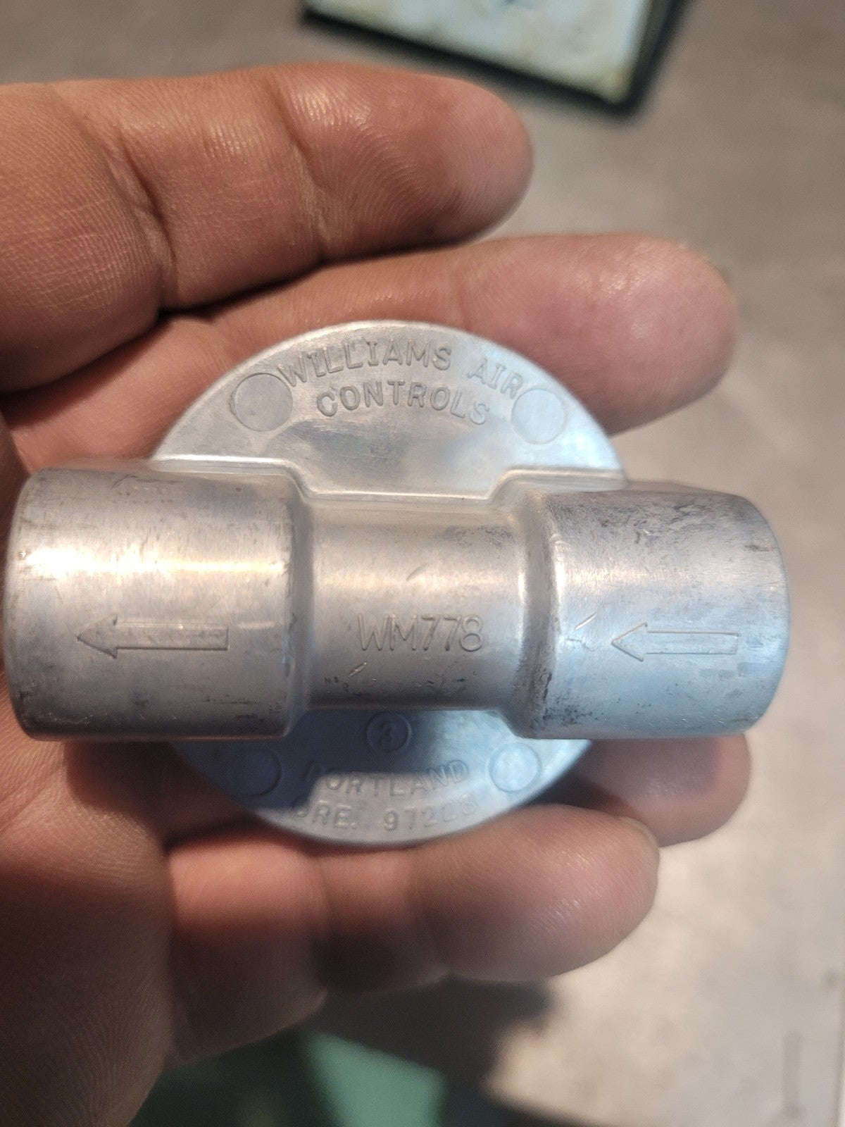 WM-778-100 WM778 Williams Controls WM778-100 Pressure Protection Valve