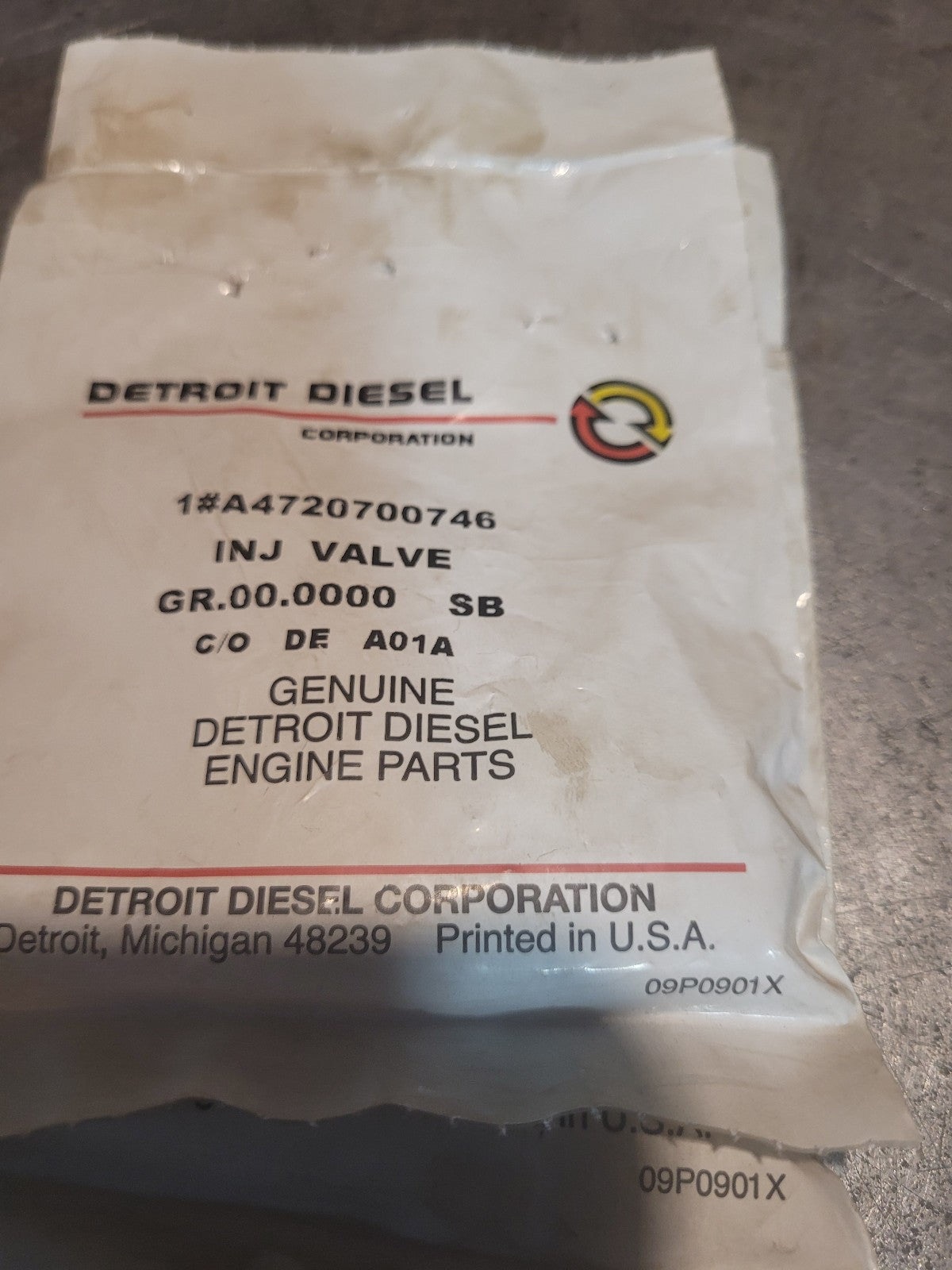 A4720700746 / 0281006099 Genuine Detroit Diesel Injector Valve OEM
