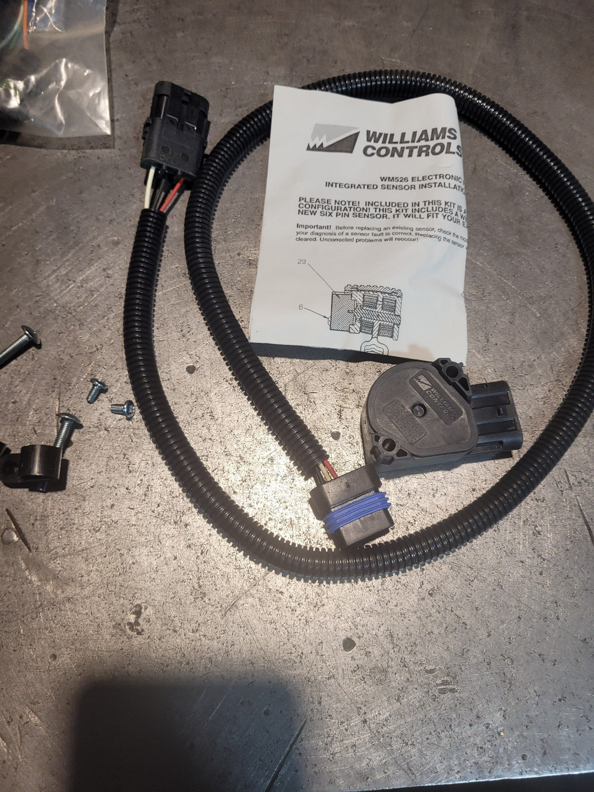 132035-60806C 132035 Williams Throttle Position Sensor Kit 3948906, 3919788