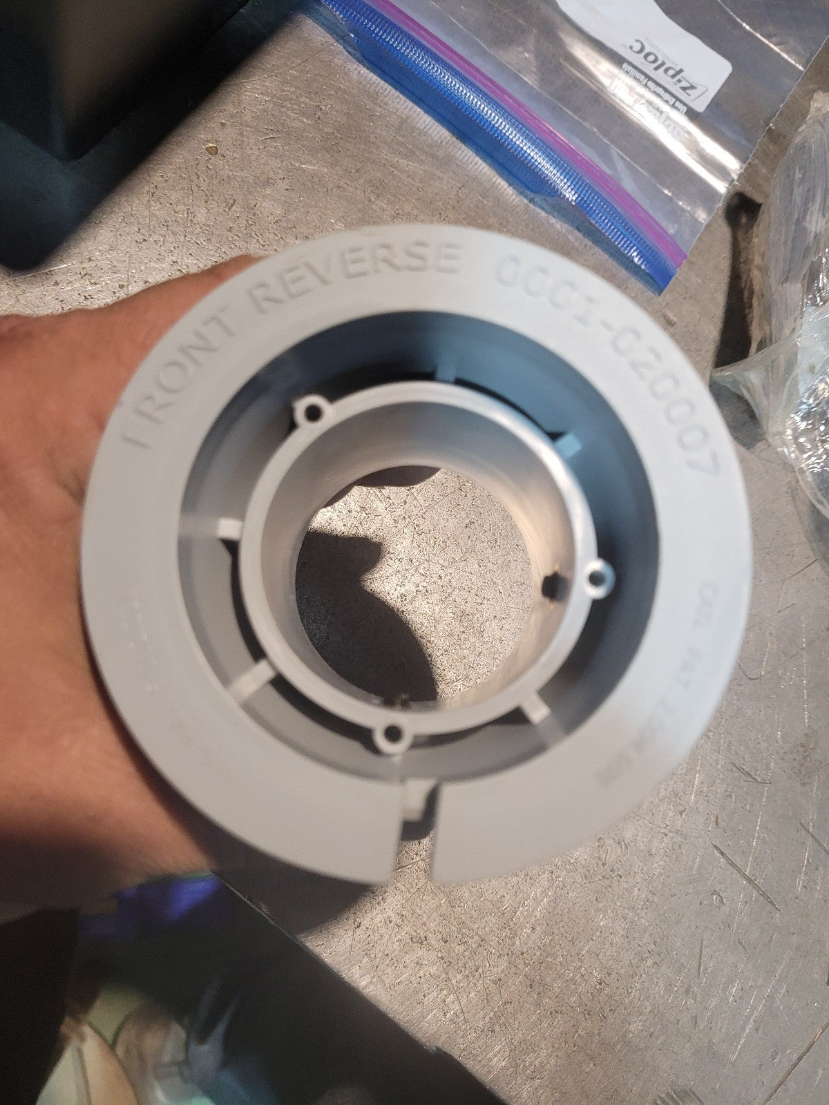 0001020007 Michels ''front reverse'' cable pulley for Select tarp systems