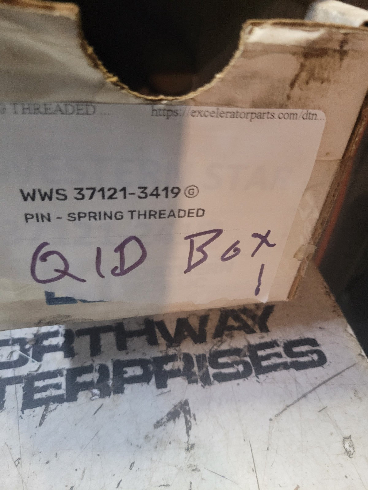 B656008 Spring Pin 327-544 Paccar B656008
