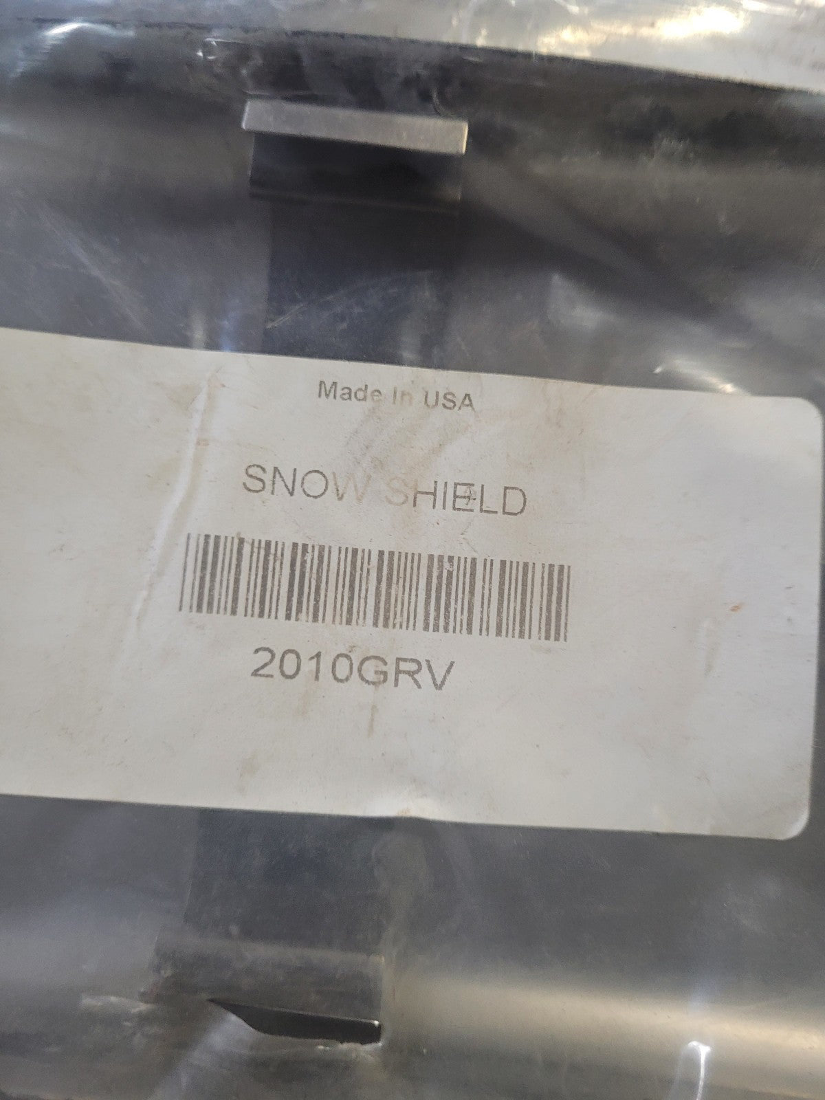 KENWORTH 2010GRV CHROME PLATE WEATHER SNOW SHIELD RECTANGULAR HORN COVER