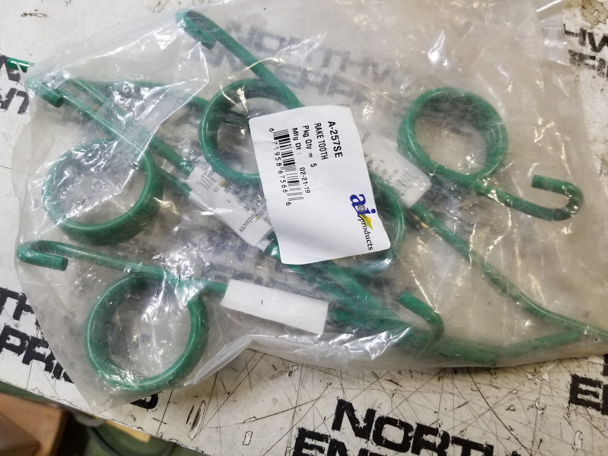 1 BAG OF 5 SPRINGS - A-257SE SPRING TOOTH 257SE
