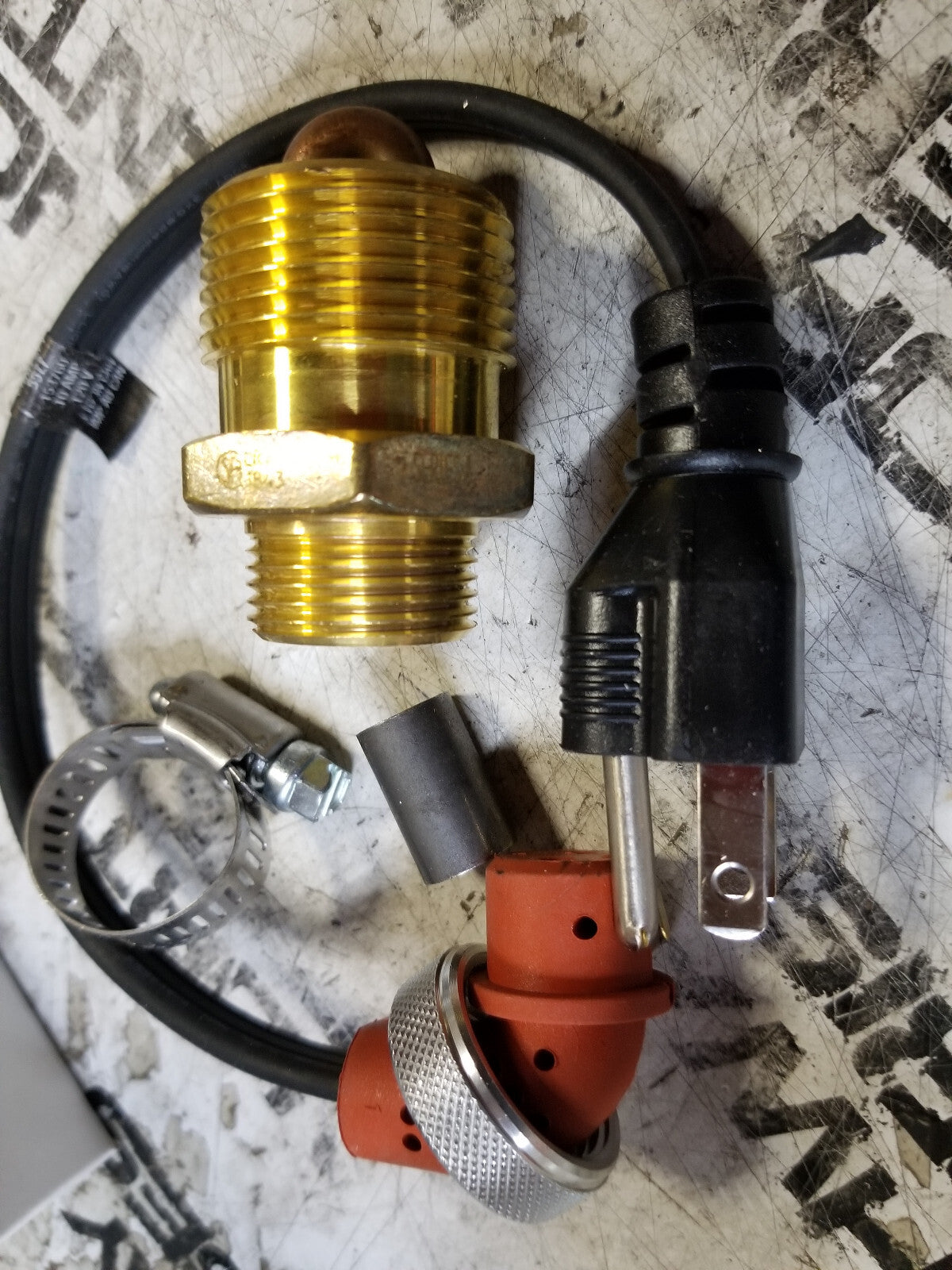 70000-00777 KUBOTA BLOCK HEATER KIT 7000091510 D850 D950 400W