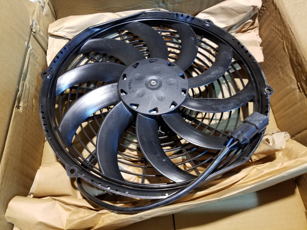 SPAL 1328 CFM 12in Medium Fan - Pull/Curved (VA10-AP50/C-61A) 30101522 12V