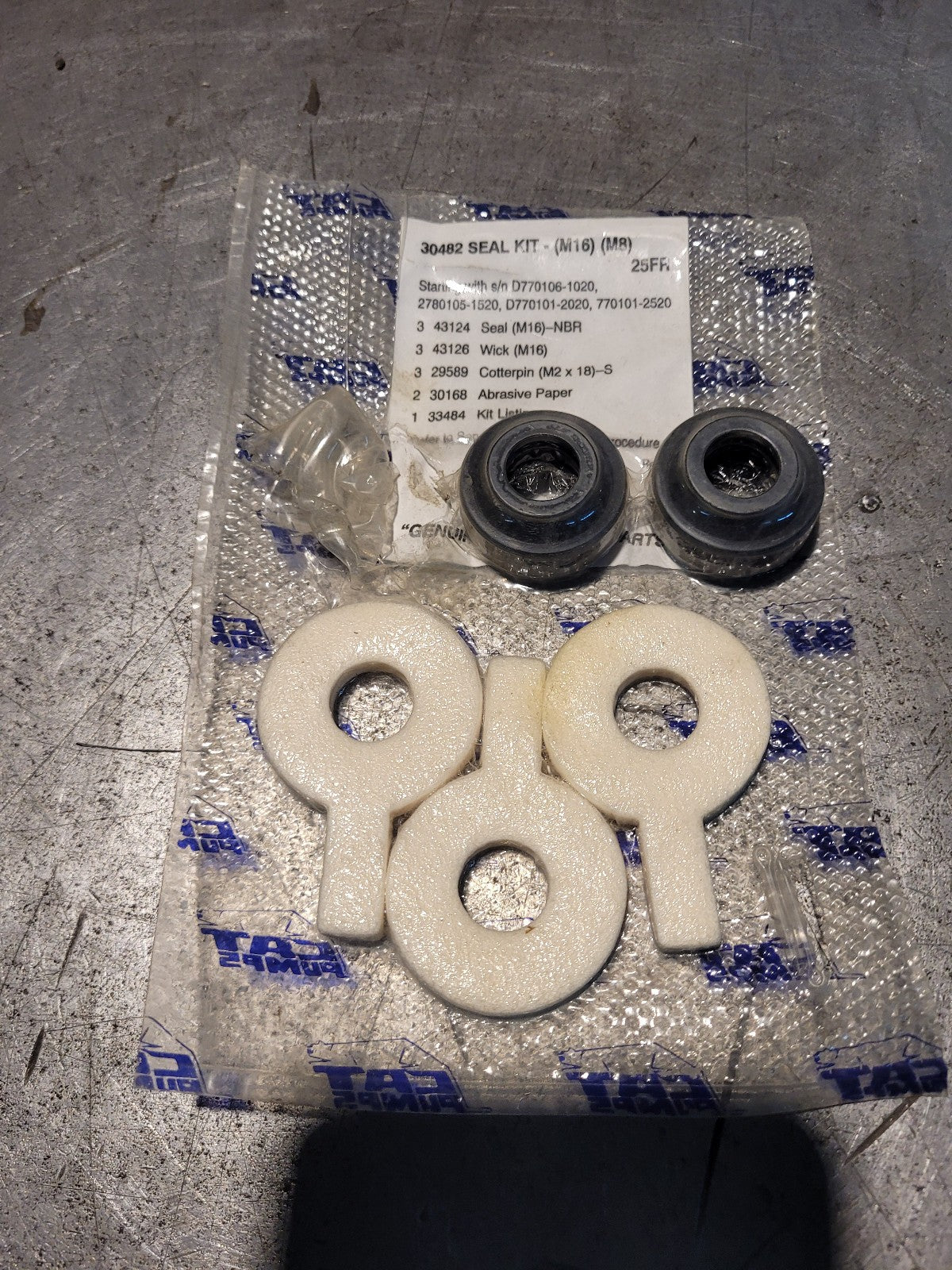 INCOMPLETE KIT 30482 CAT PUMPS