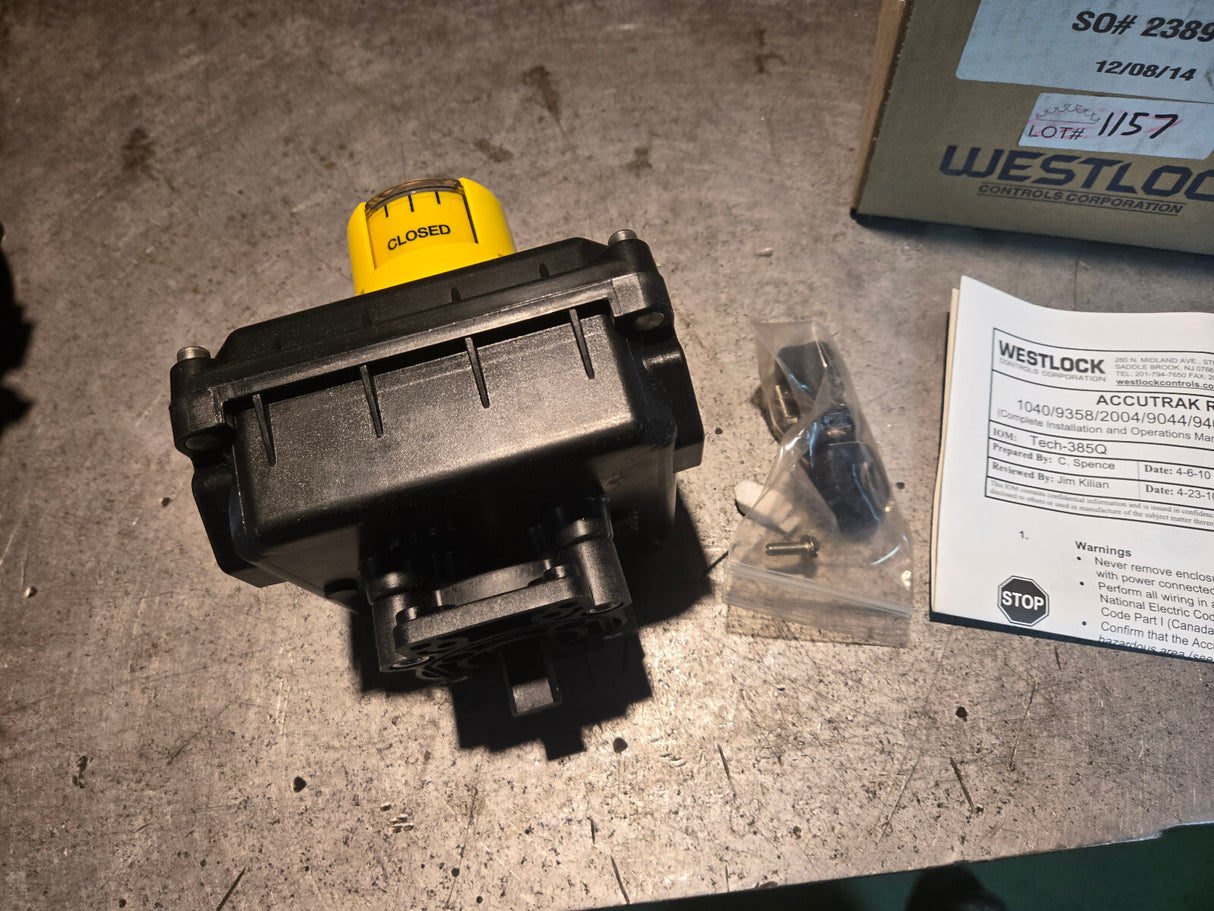 WESTLOCK ACCUTRAK VALVE POSITION MONITOR 9468 9468DBY2A2M0600