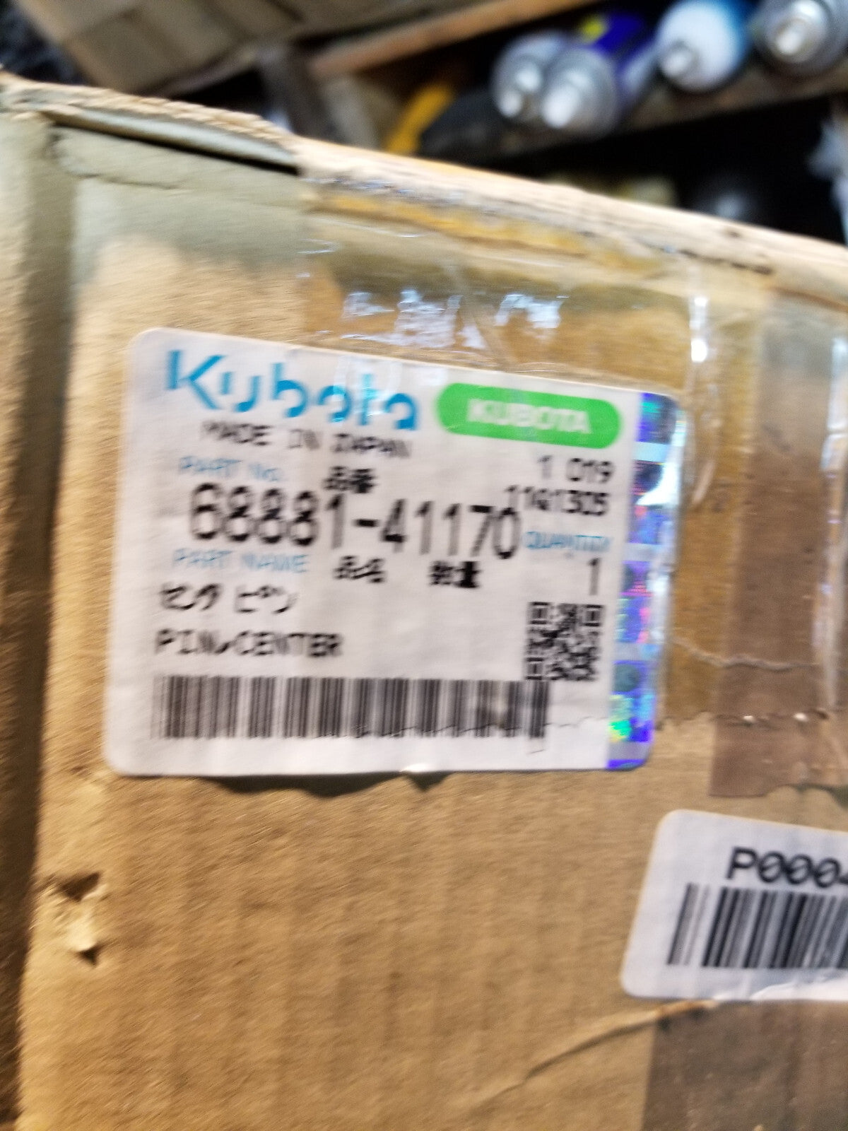 68881-41170 CENTER PIN KUBOTA