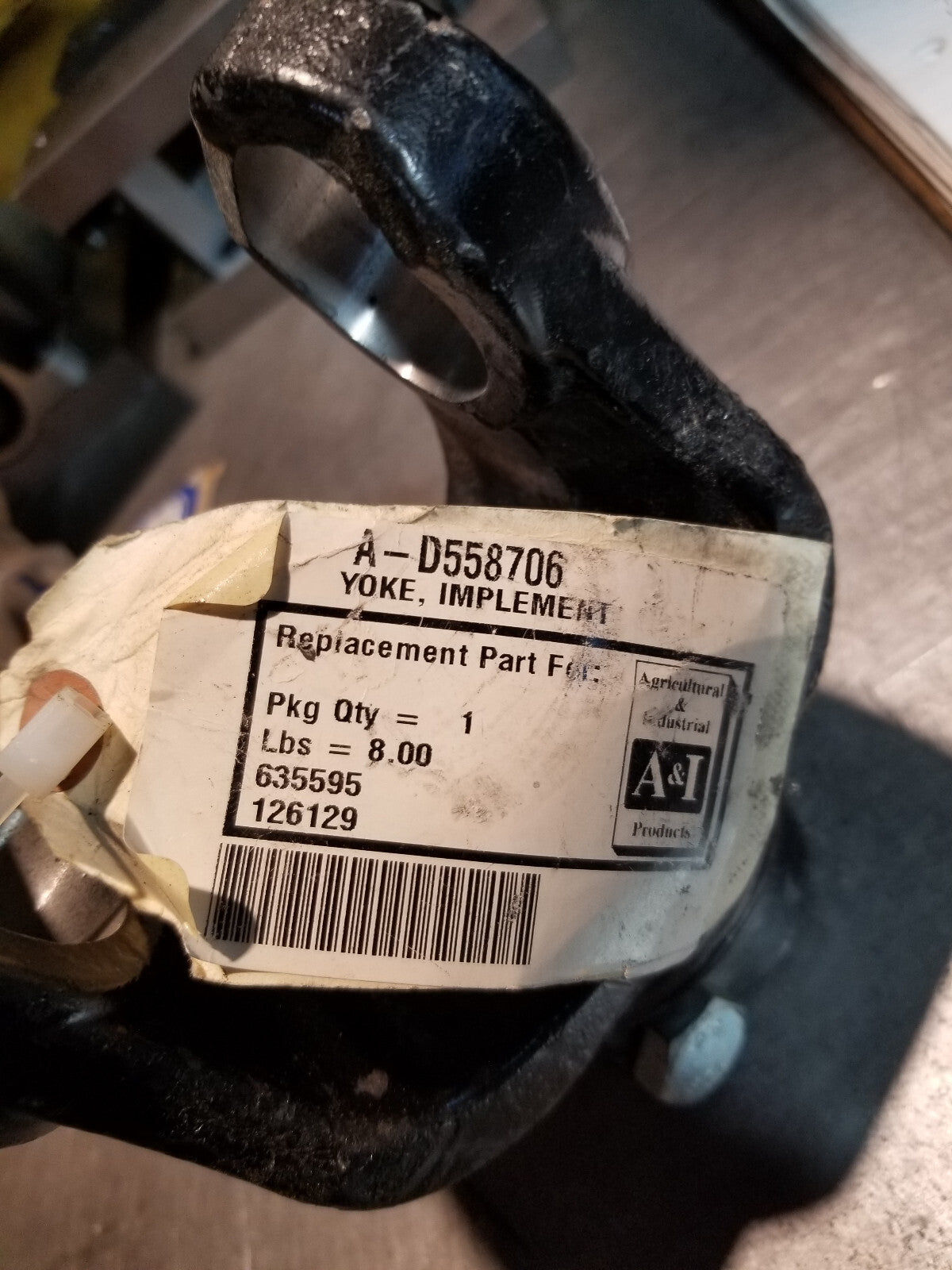 A-D558706 AI Implement Clamp Yoke D558706
