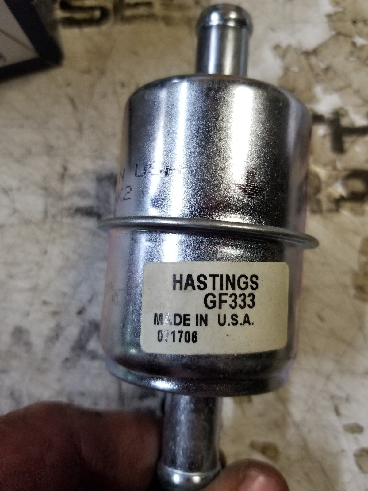 Hastings Premium 1/2" inch Fitting Metal Case Fuel Filters GF333 Made in USA