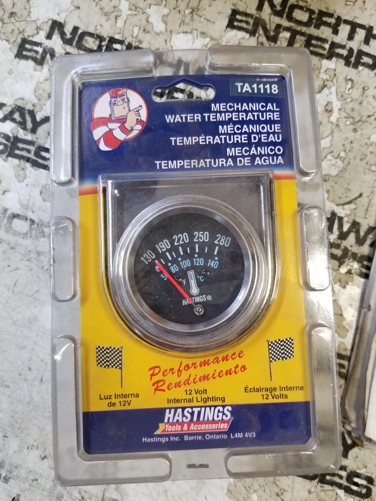 TA1118 HASTINGS MEXHANICAL WATER TEMP GAUGE