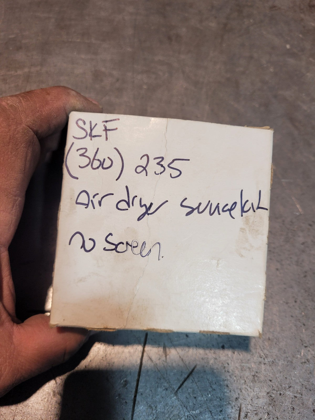 (360) 235 SKF SERVICE KIT (MISSING SCREEN)