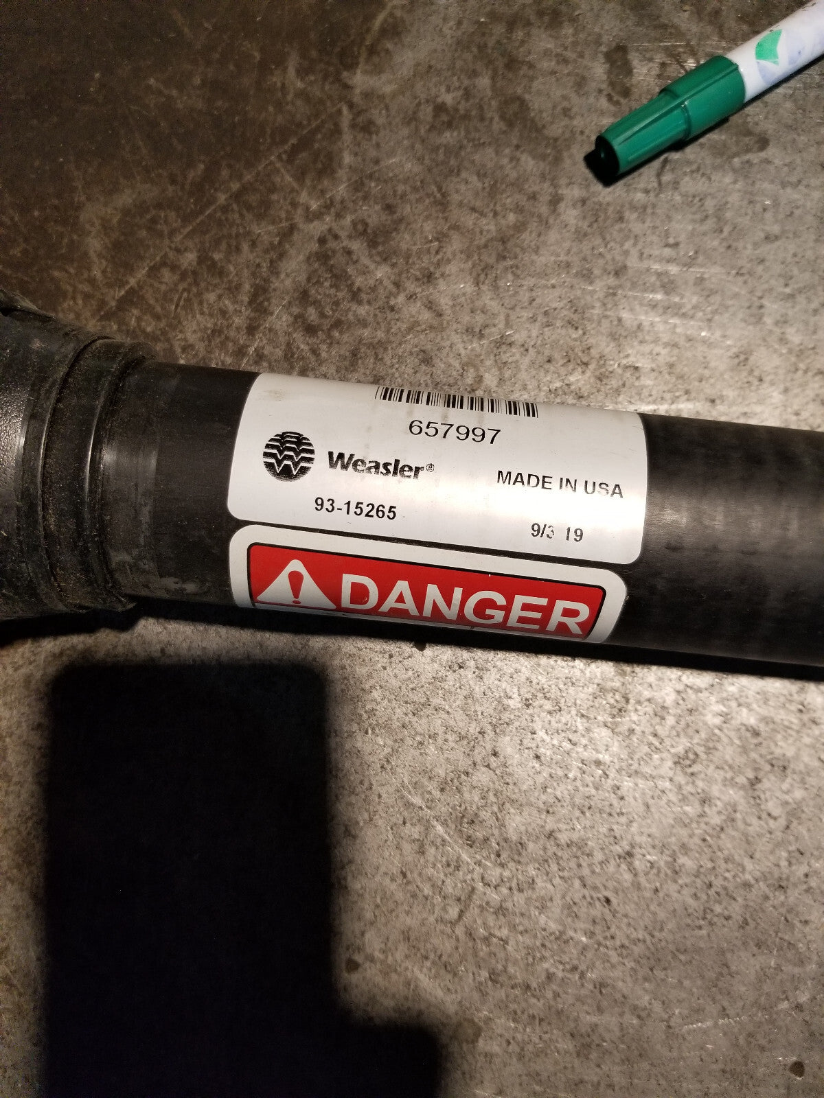 70060-01477 PTO SHAFT MALE HALF 657997 F2523B