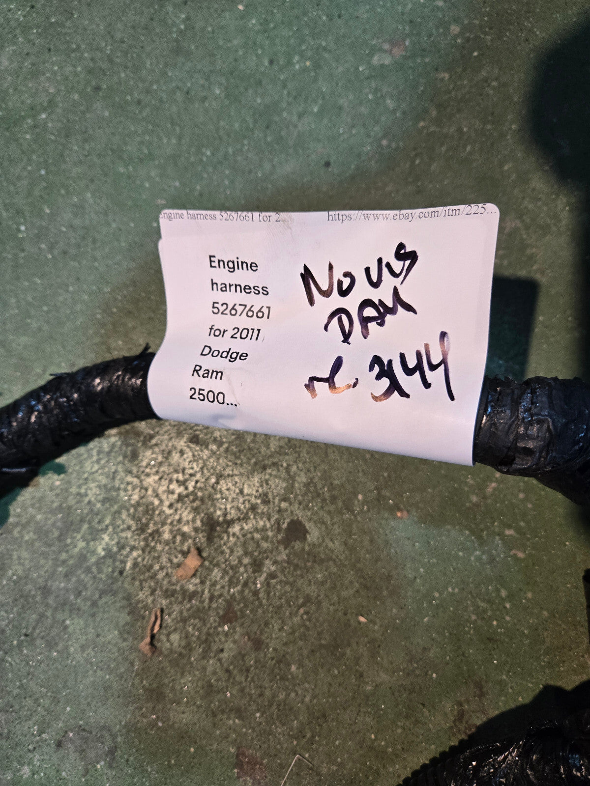 Engine Wire Harness CUMMINS 2011 5267661 MOPAR 68078947AB