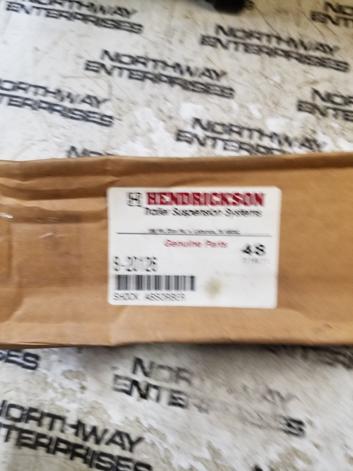 S-20126 HENDRICKSON SHOCK ABSORBER 17.25 inch Extended, 12.00 inch Compressed