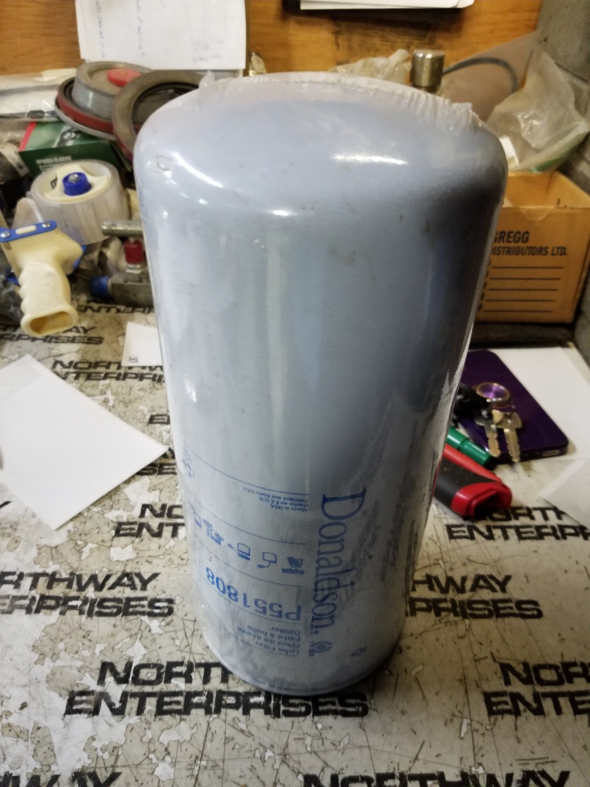 P551808 Donaldson Lube Filter, Spin On Full Flow (Replaces 4587260, 1R1808)