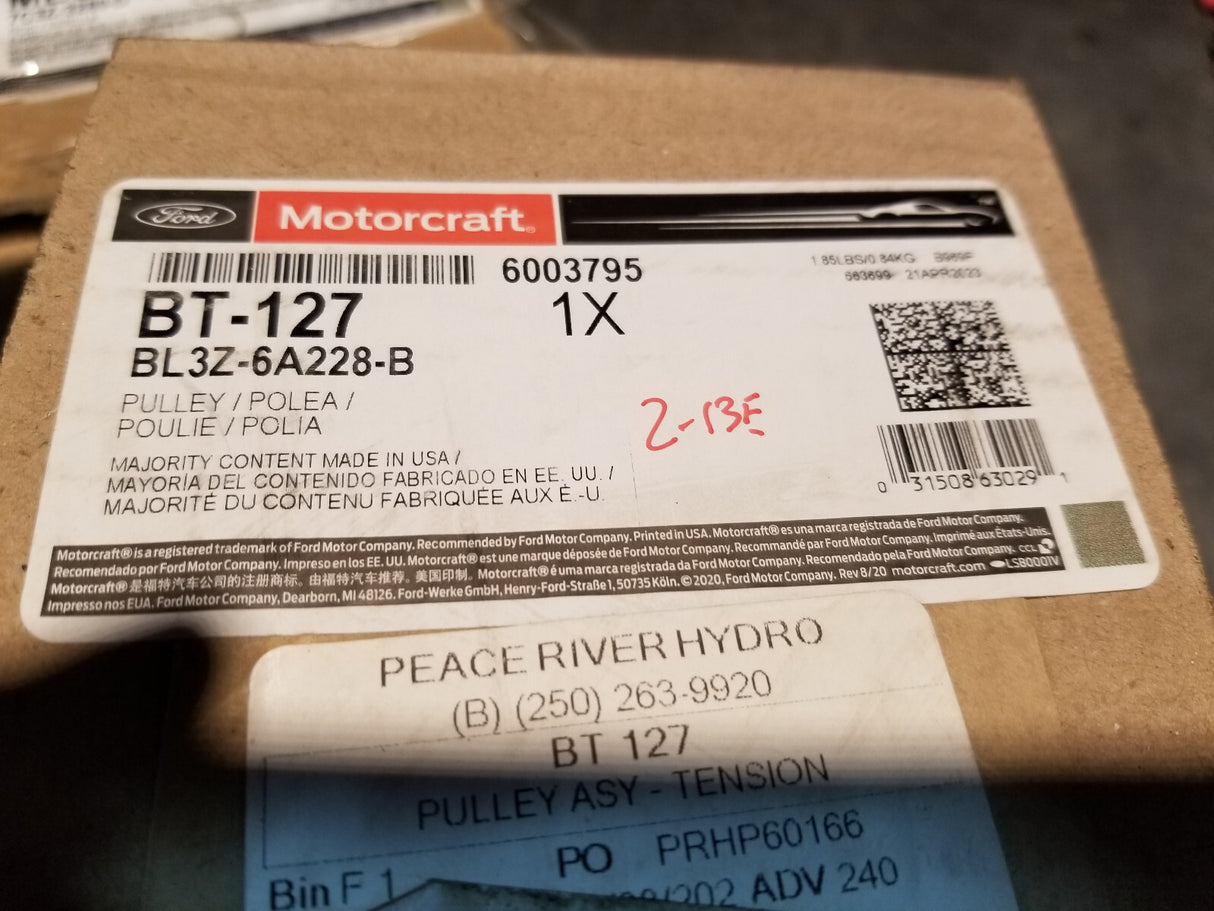Belt Tensioner Motorcraft BT-127 fits 14-23 Ford F-150 5.0L-V8 BL3Z-6A228-B