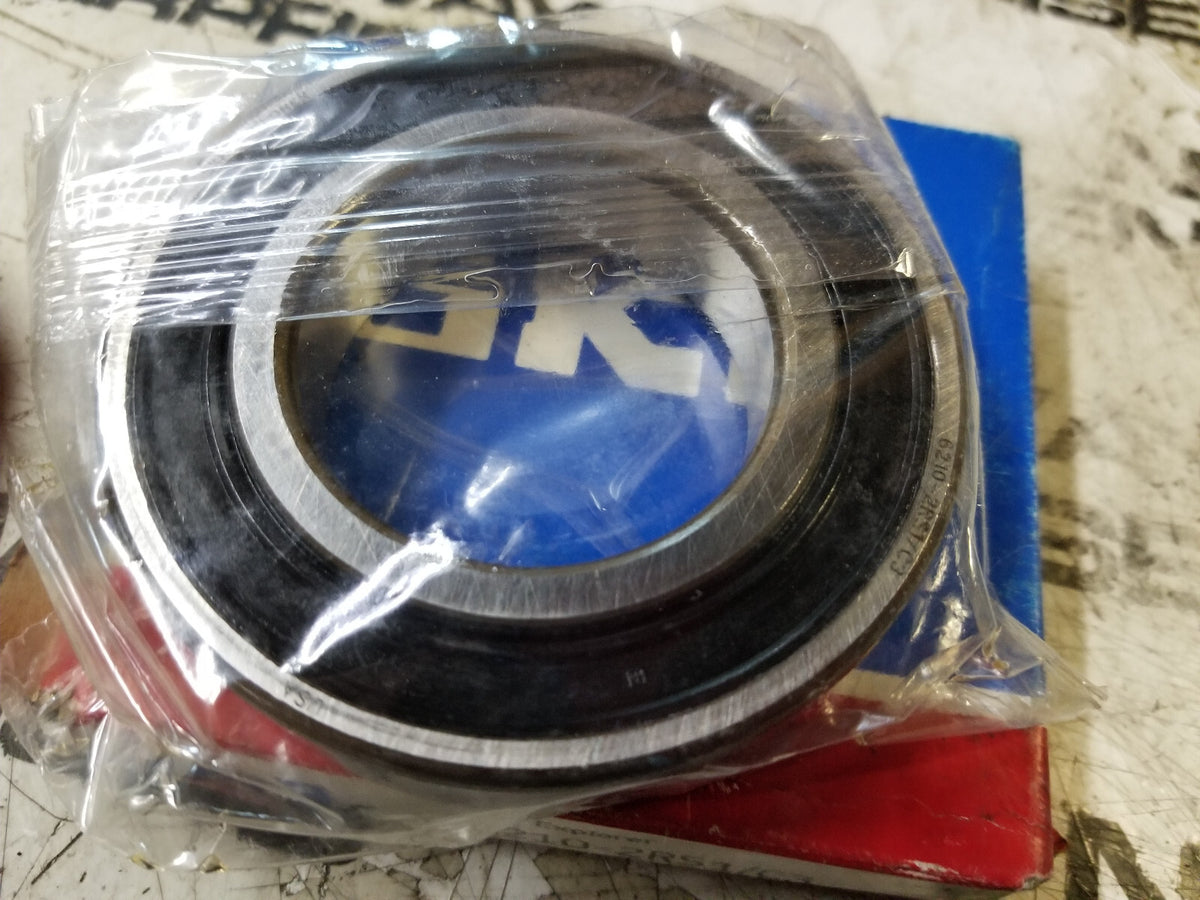 SKF 6210-2RSI/C3 Straight Bore, 50 mm ID, 90 mm OD, 20 mm Width, Double Sealed
