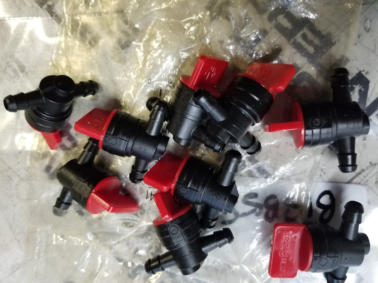 LOT OF 9PC - B1SB5841 FUEL SHUTOFF VALVE 1/4" In-Line
