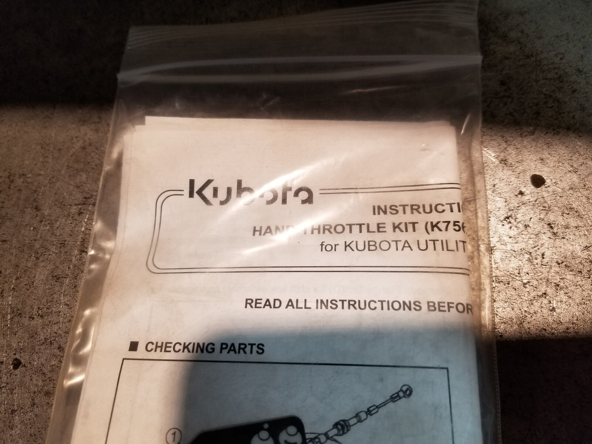 KUBOTAN K7561-99450 Engine hand Throttle Kit (RTV900) V4241