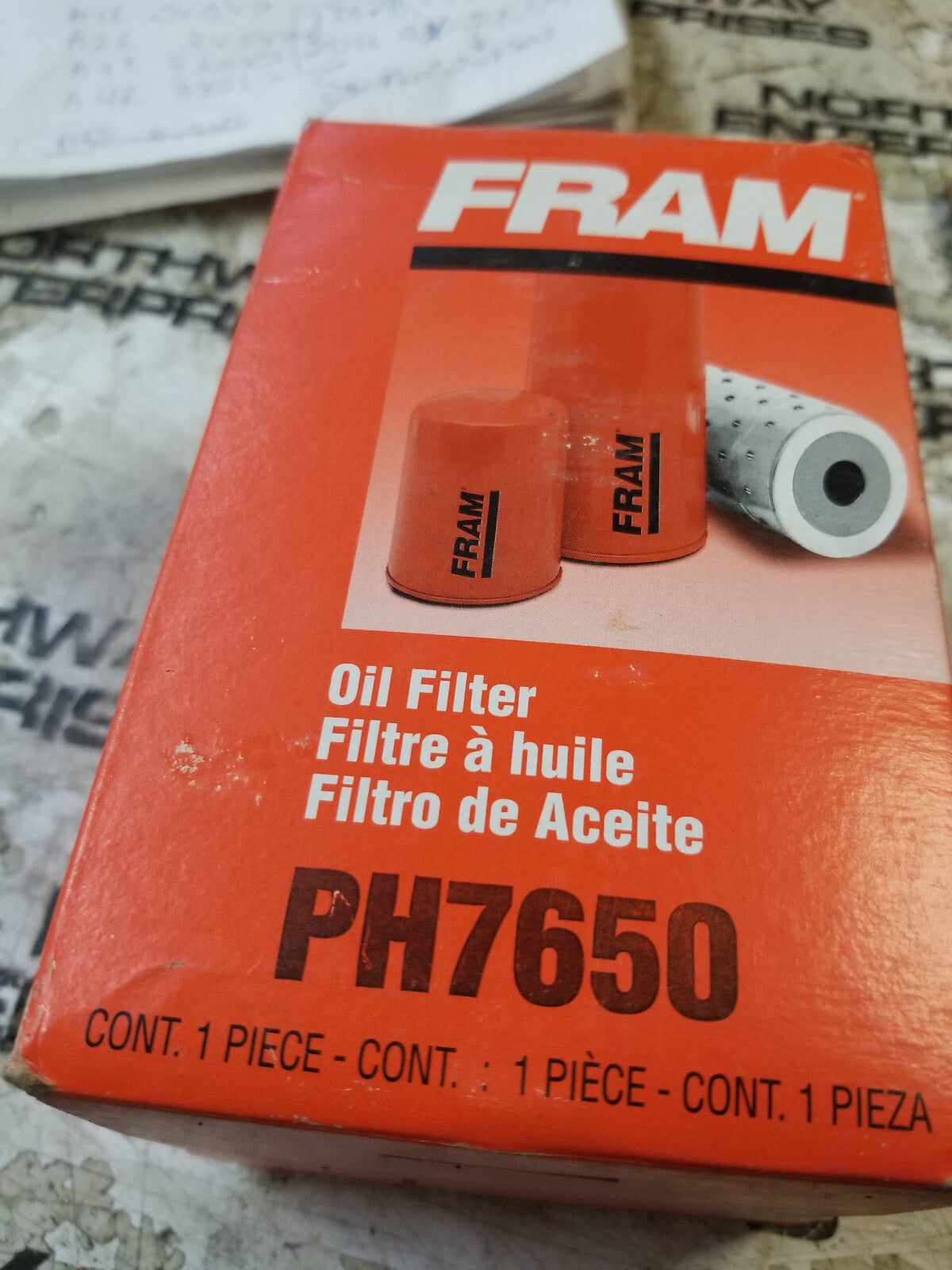 PH7650 FRAM OIL FILTER