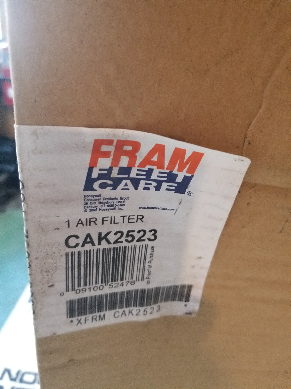 FRAM CAK2523 AIR FILTER