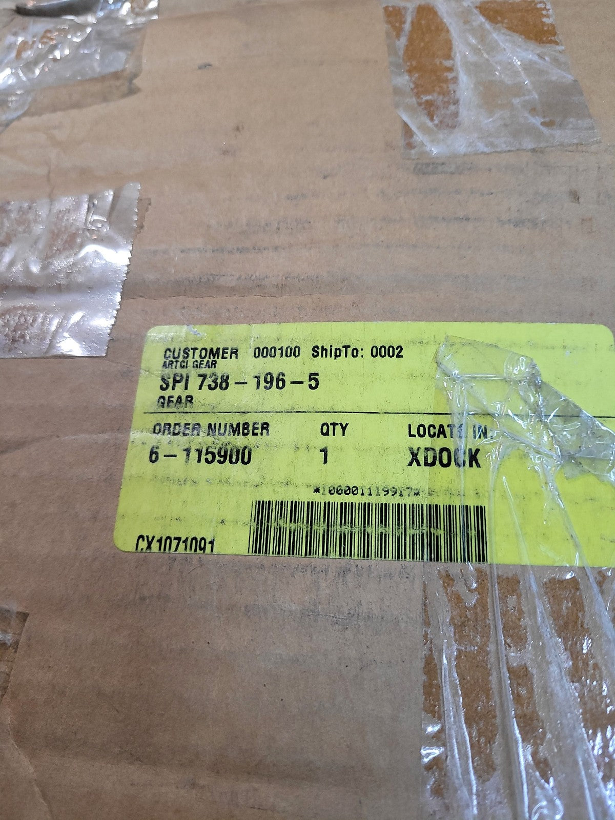 H738-196-5 SPICER GEAR NEW OPEN BOX