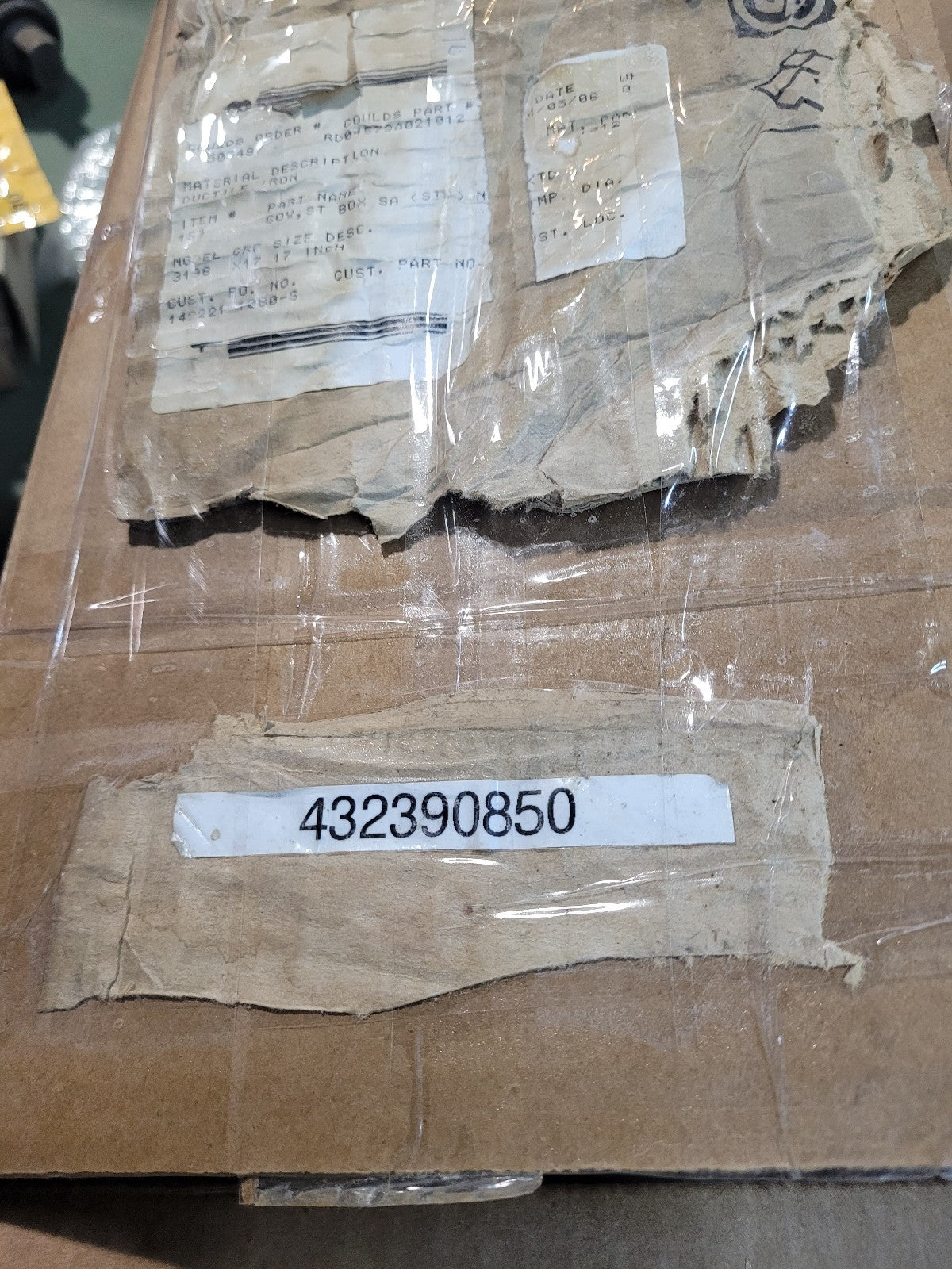 RD04573A021012 GOULDS COV, ST BOX SA (STD) 3196 X17 17 INCH