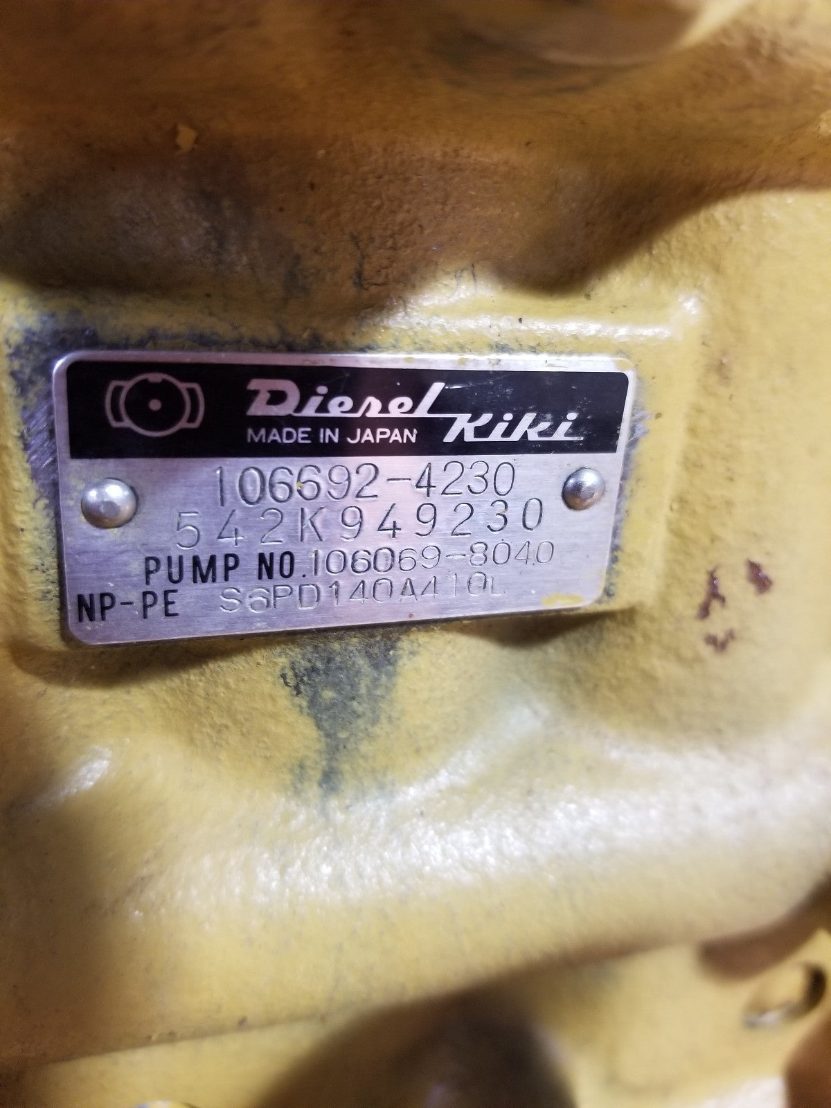 CORE 6162-73-1151 106692-4230 106069-8040 INJECTION PUMP