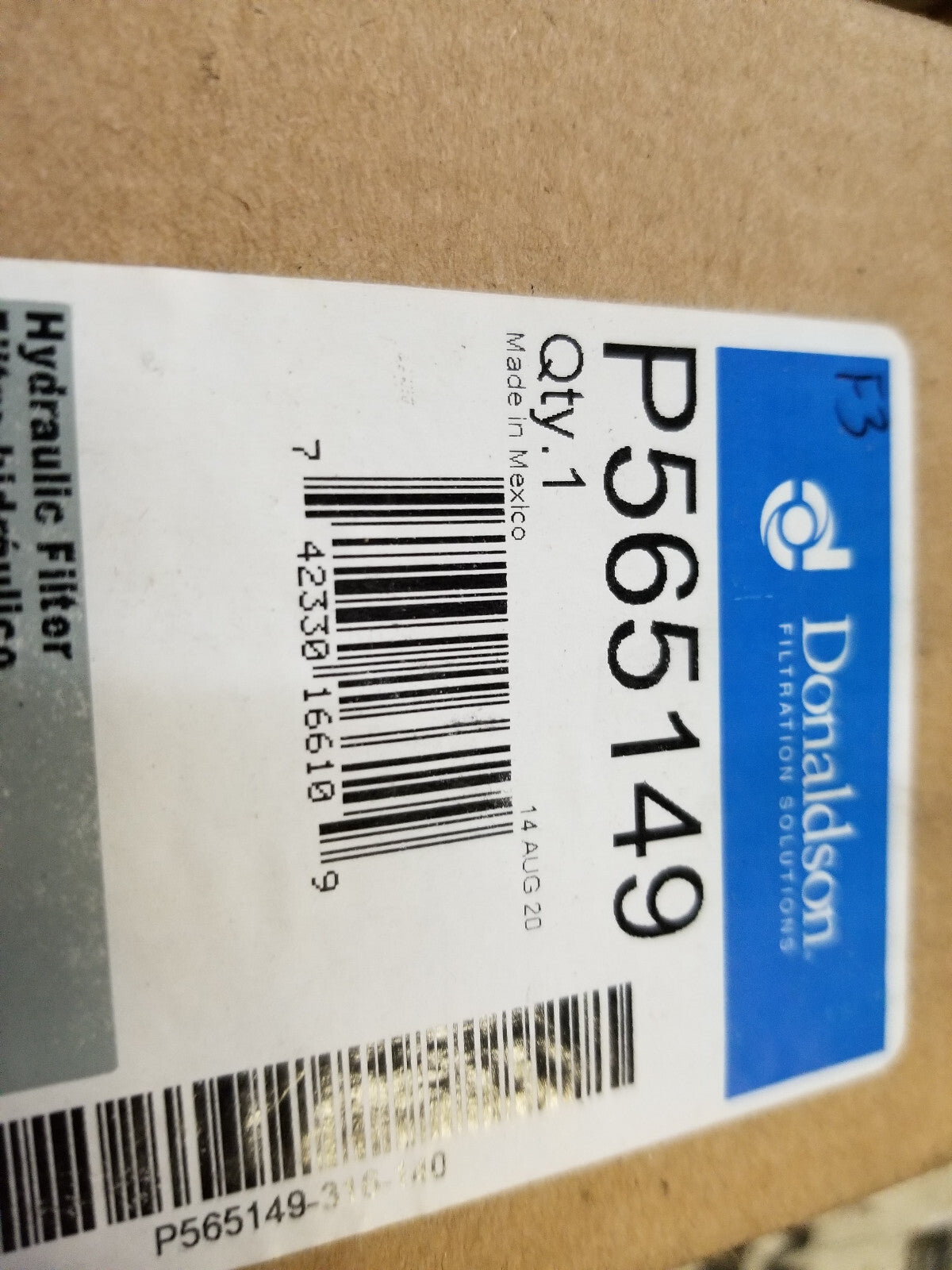 Donaldson Hydraulic Filter - P565149
