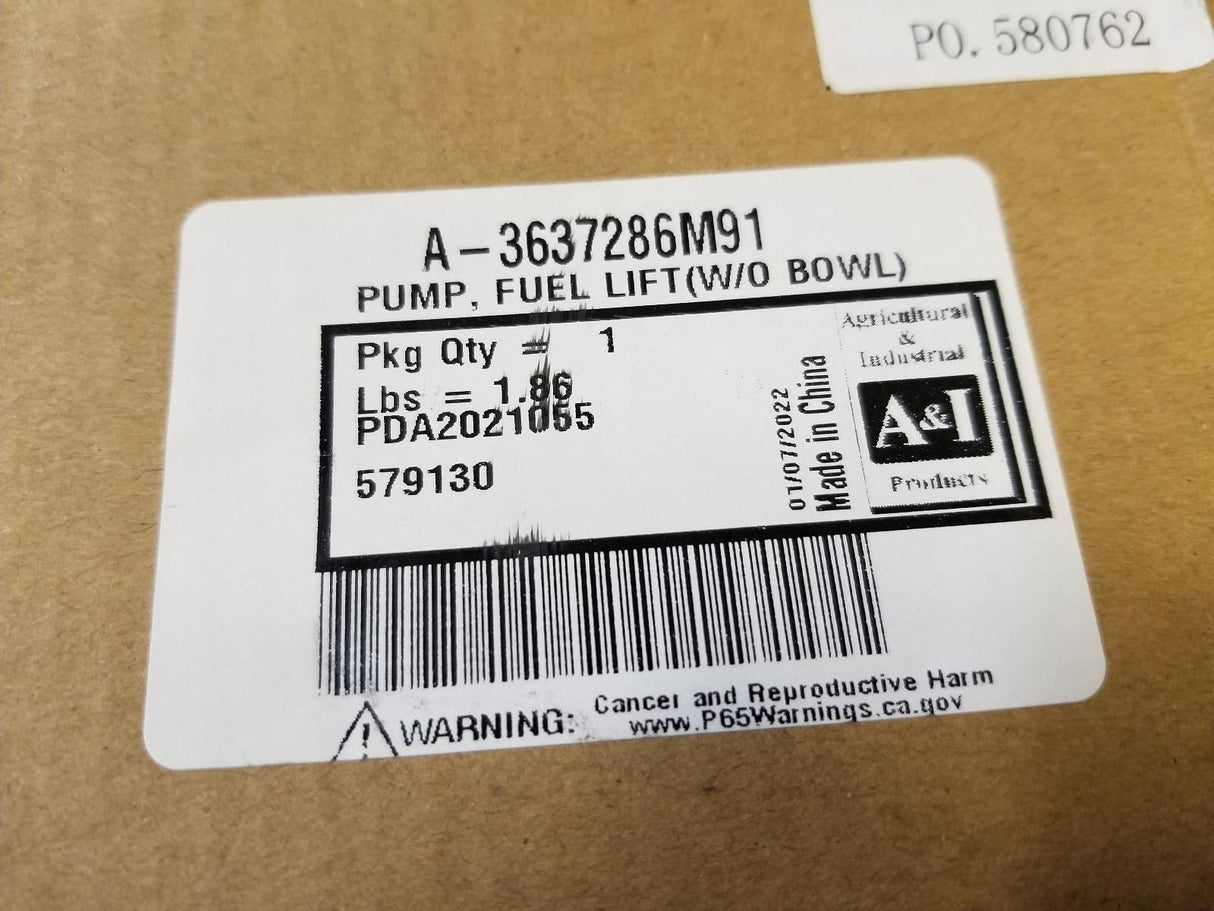A&I A-3637286M91 3637286M91 FUEL PUMP