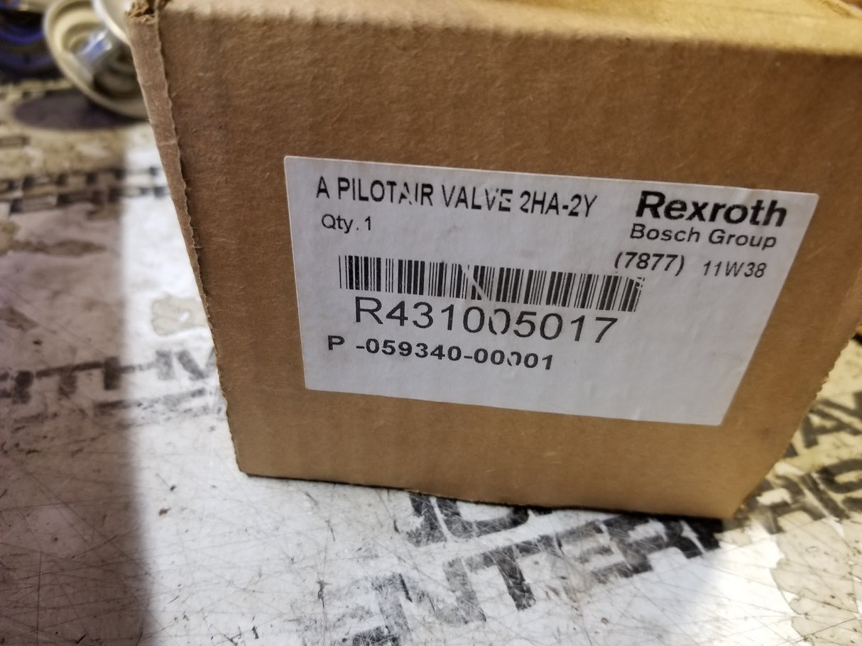 R431005017 PILOT AIR VALVE 2HA-2Y REXROTH