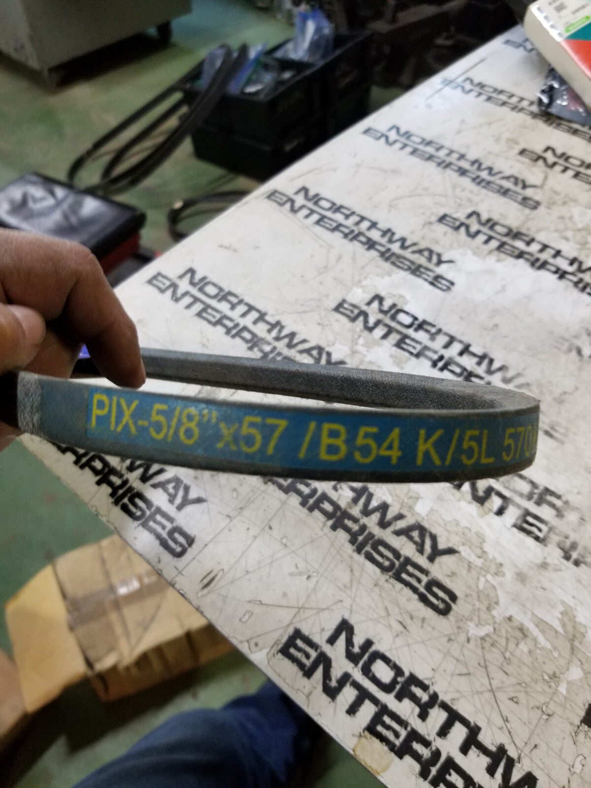 B54K 5L570K 5/8 x 57" MOWER BELT